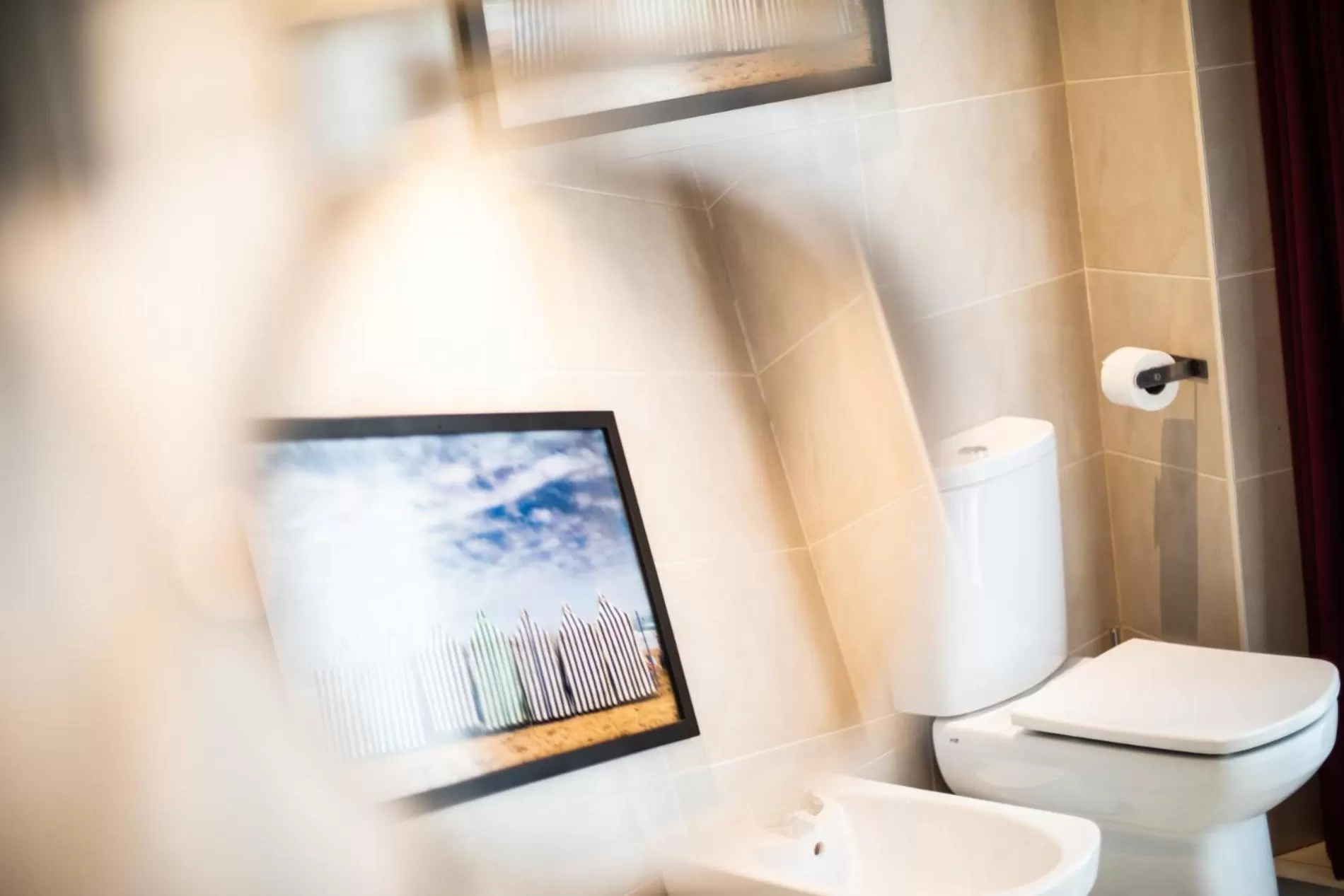 Bathroom in Hotel Trueba