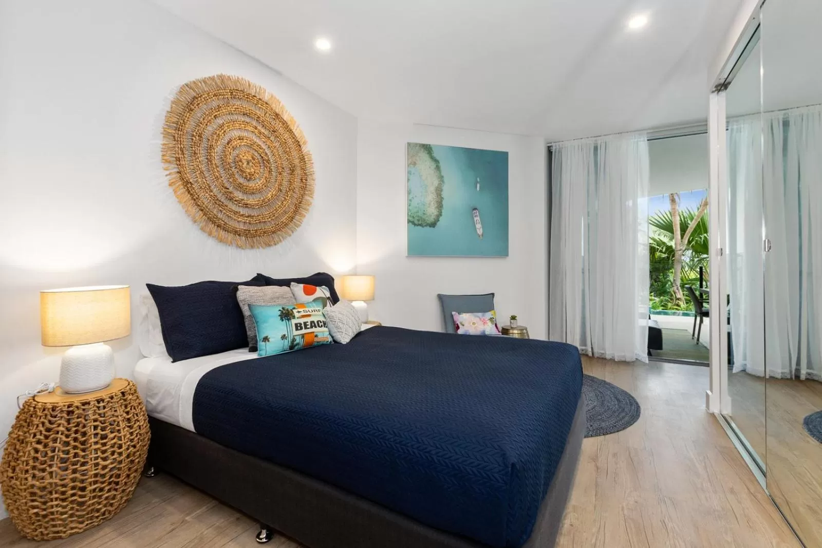 Bedroom, Bed in Cotton Beach Resort - Tweed Coast Holidays ®