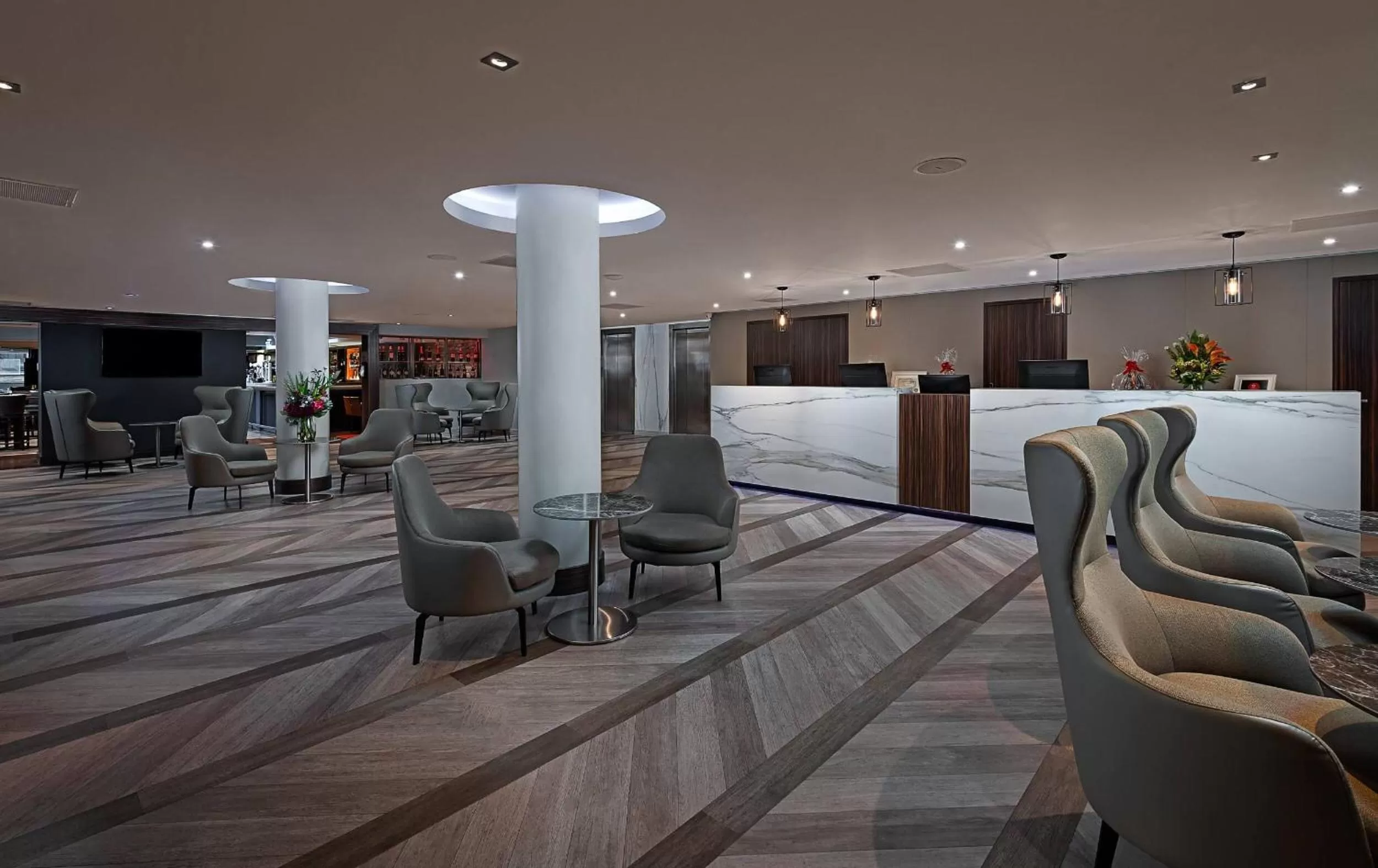 Lobby or reception in George Limerick Hotel