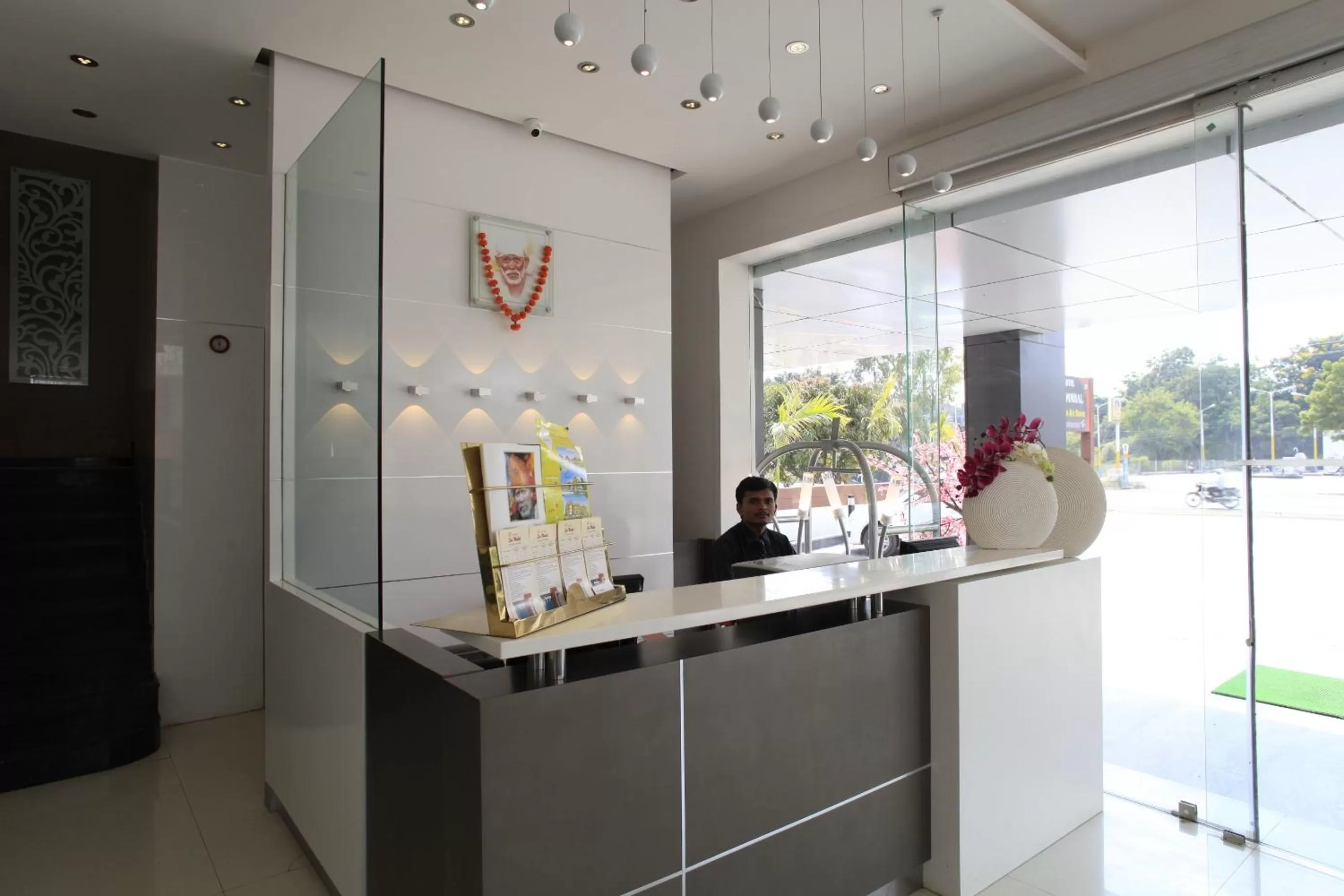 Lobby or reception in Hotel Sai Mahal