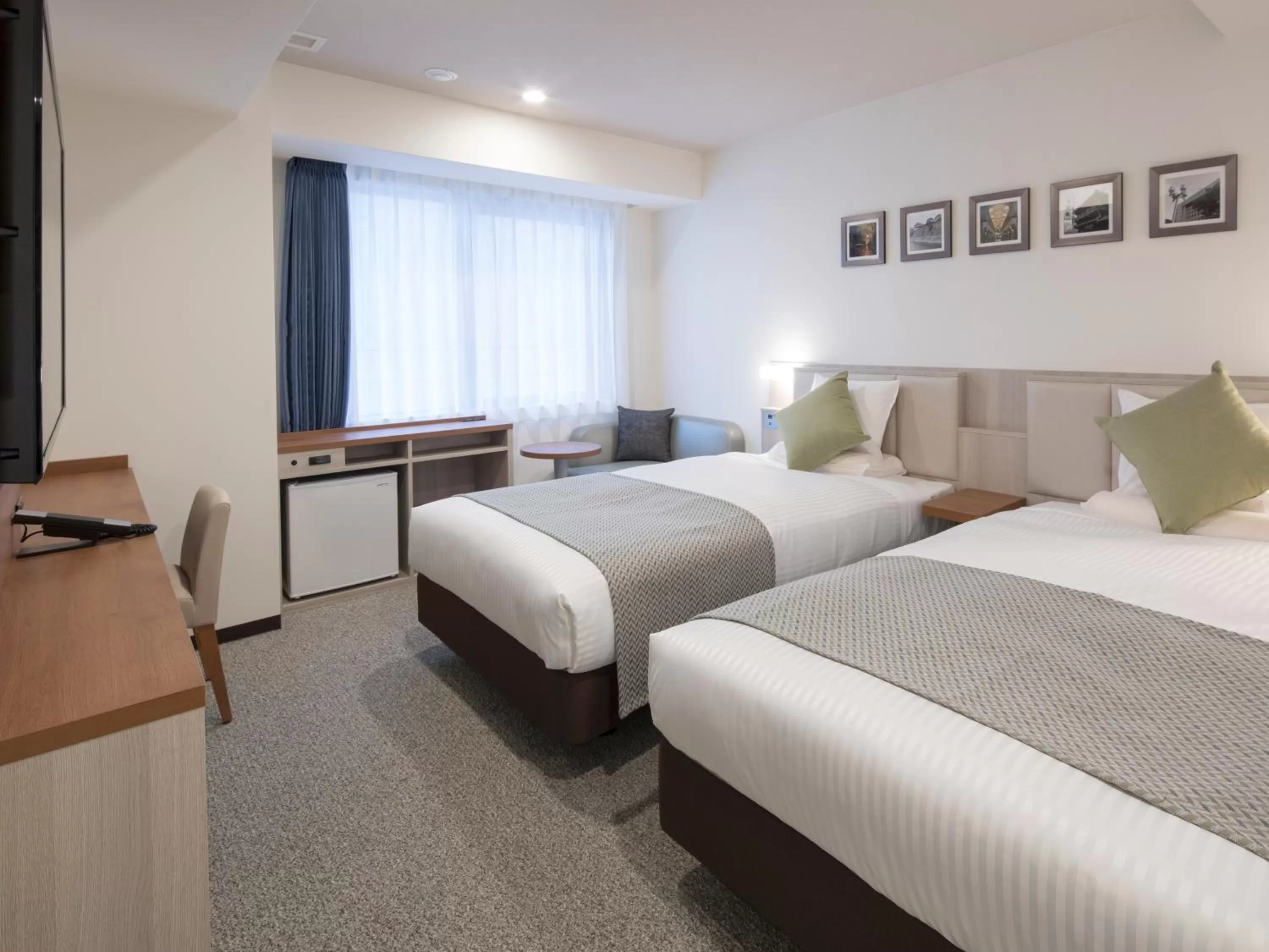 Photo of the whole room, Bed in HOTEL MYSTAYS Midosuji Honmachi