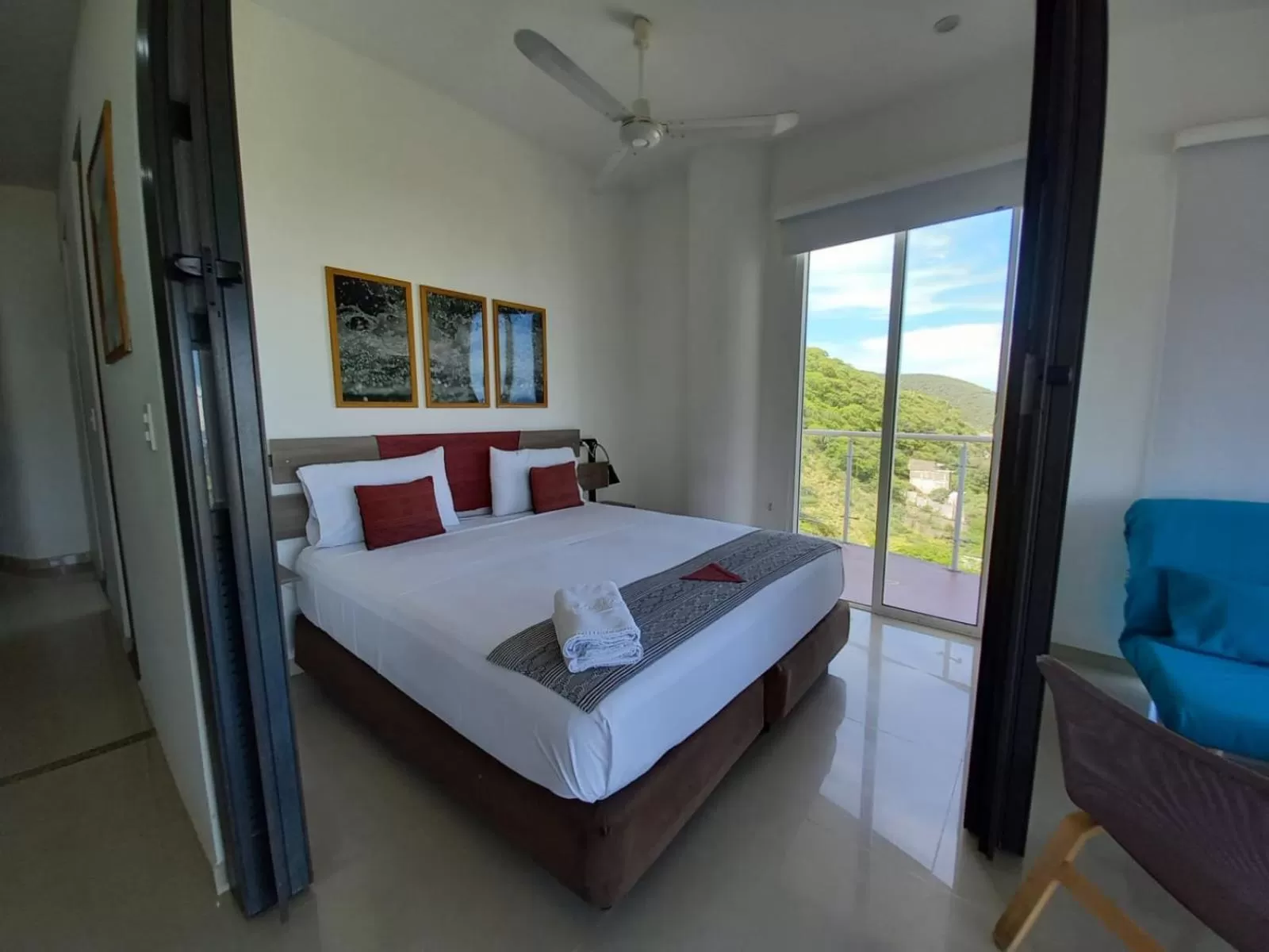 Bed in Terrazas Tayrona Travelers Apartamentos y Suites