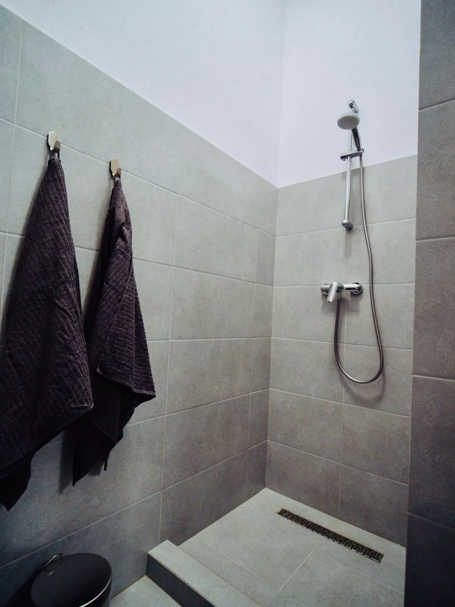 Shower in Zakarias Apartments