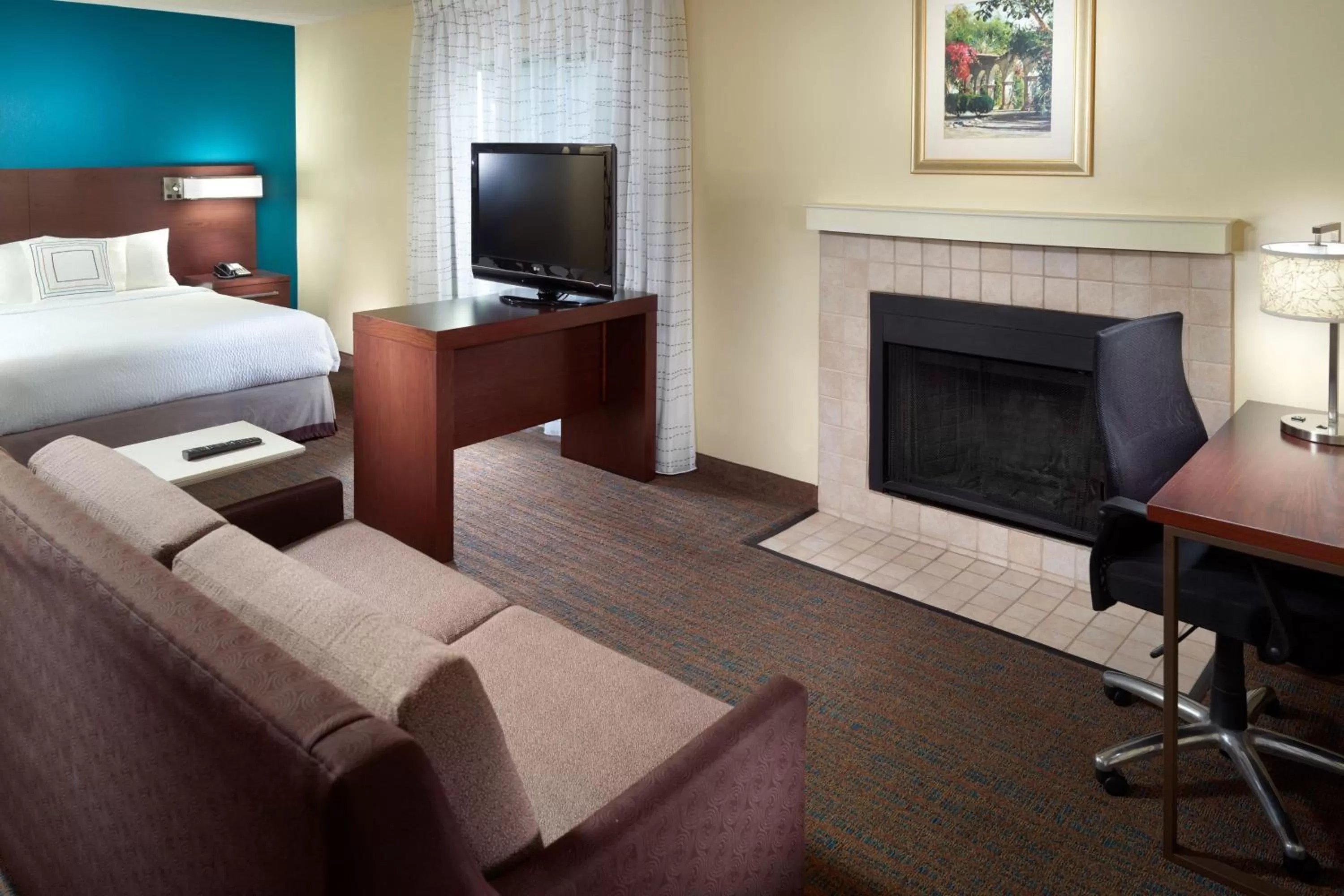Photo of the whole room, Bed in Residence Inn by Marriott Nashville Airport