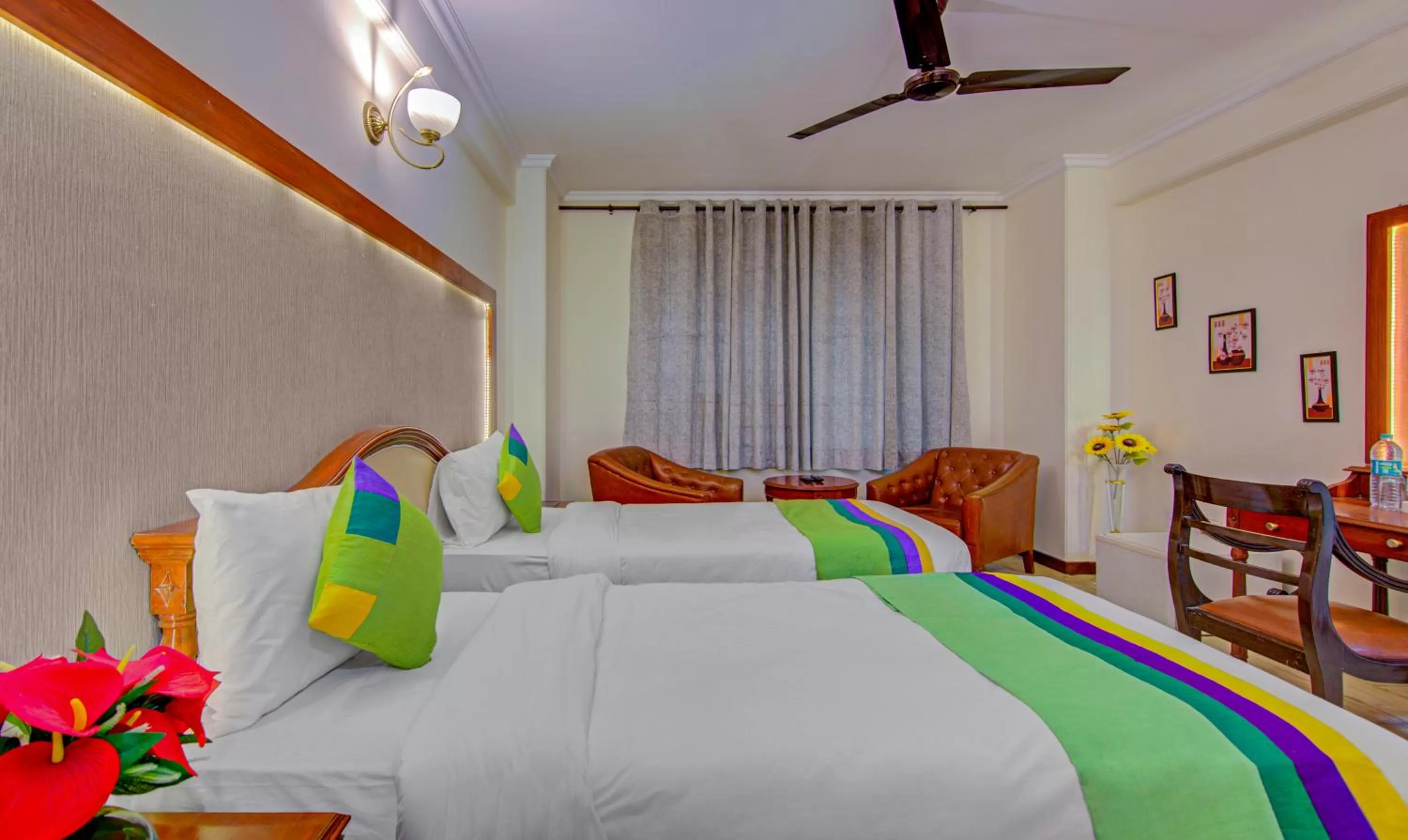 Bed in Treebo Trend Corporate Park