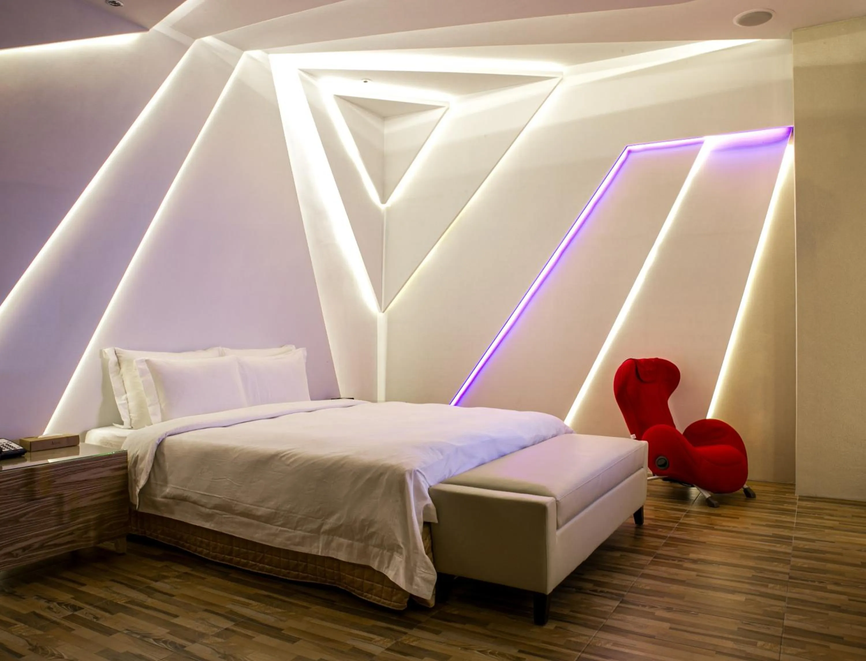 Bed in All-Ur Boutique Motel - Hualian Branch
