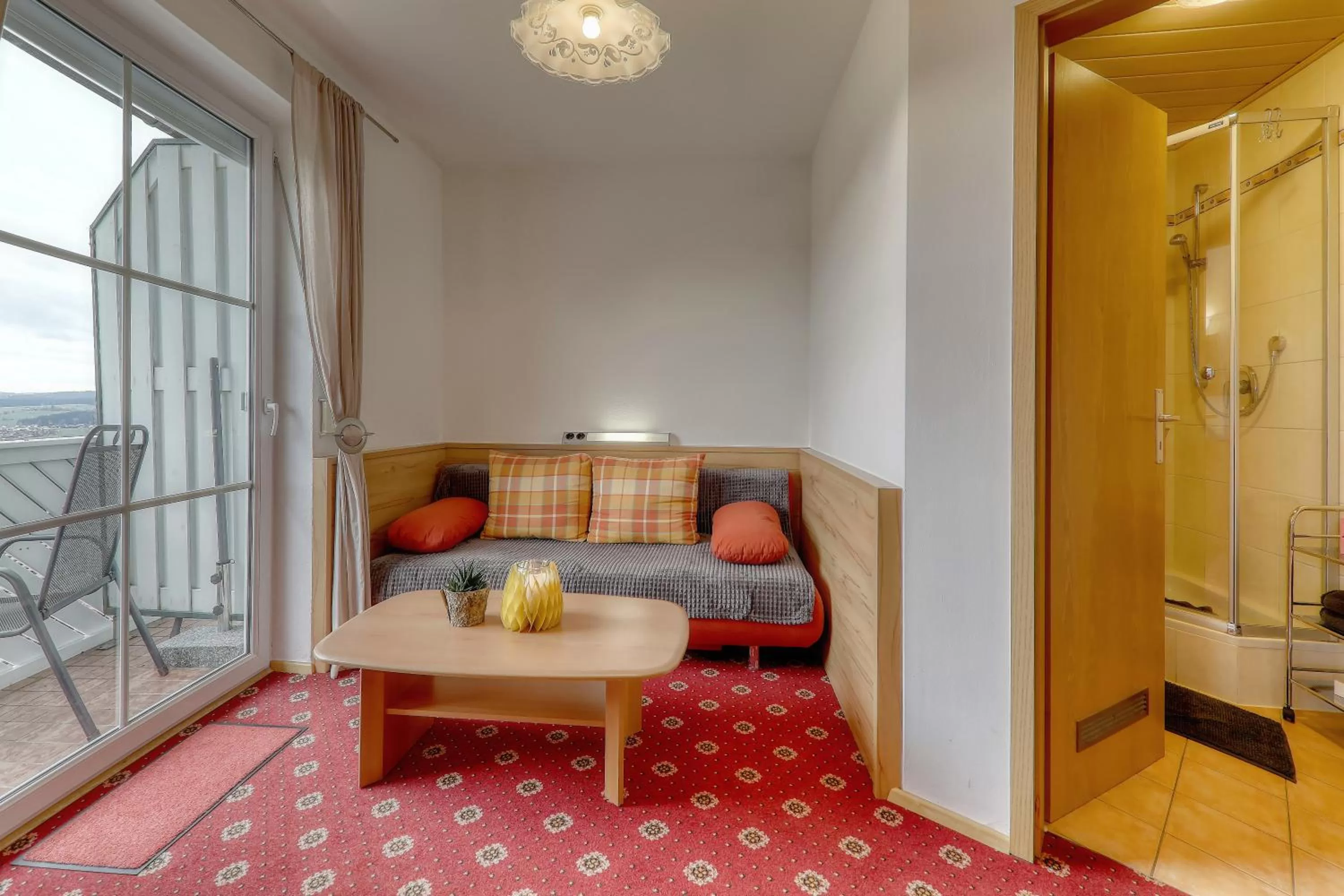 Living room, Seating Area in Hotel "Haus am Berg"