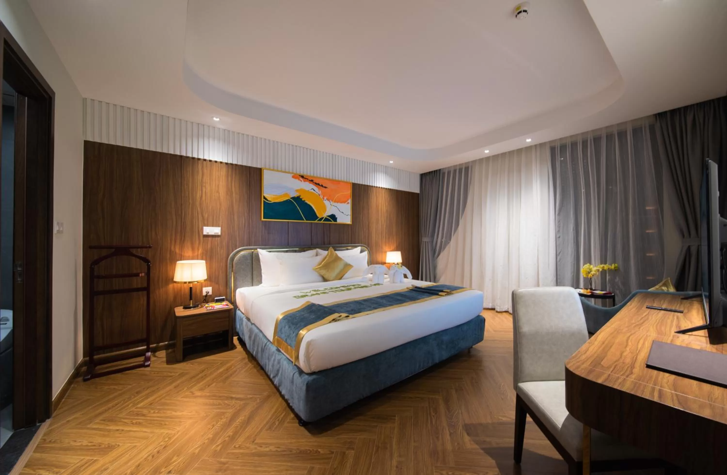 Bed in Grand Tourane Nha Trang Hotel