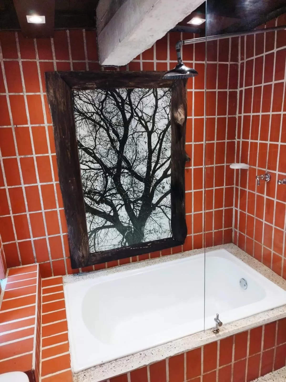 Property building, Bathroom in Finca Campestre La Adelita B&B