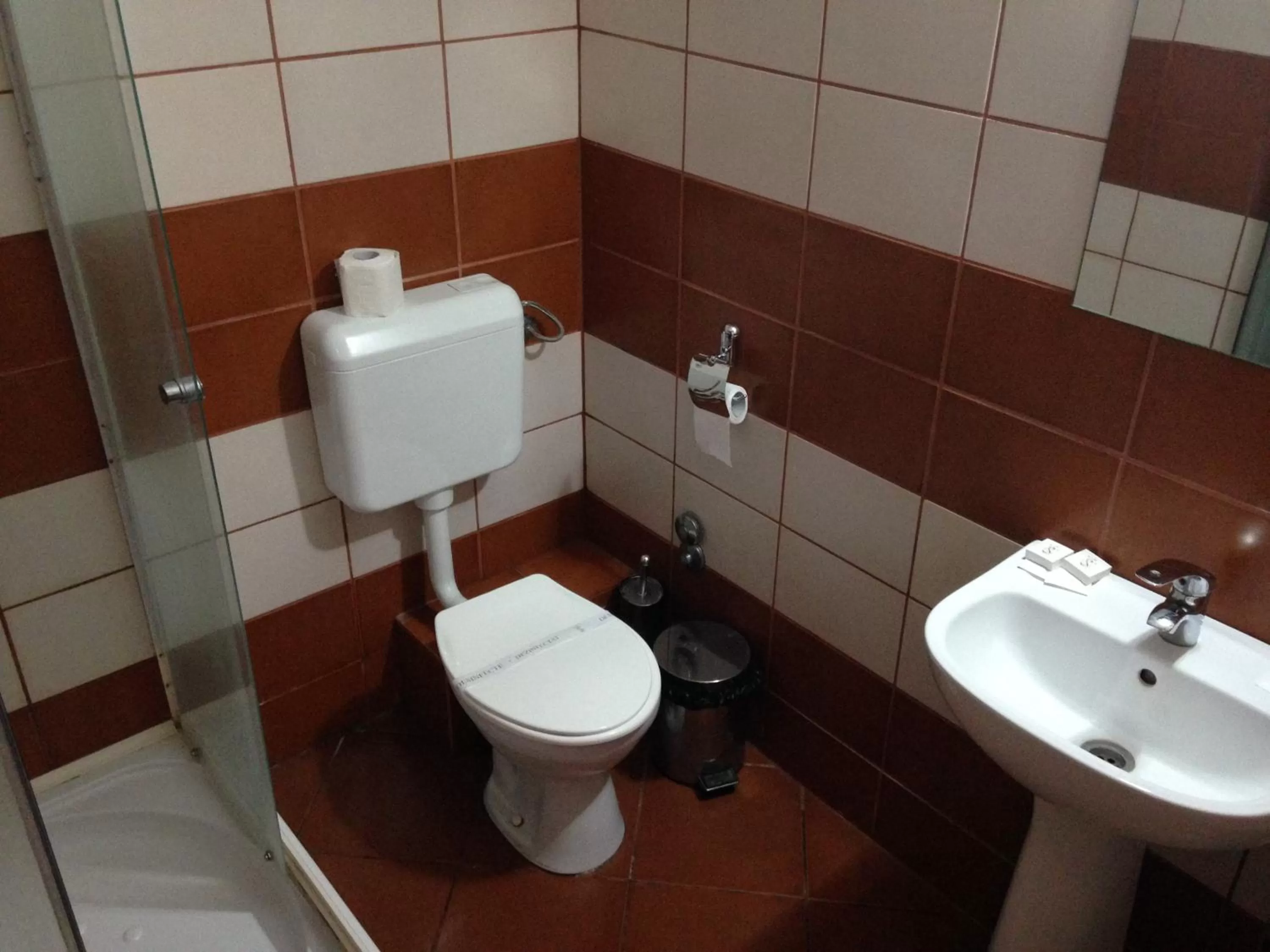 Shower, Bathroom in Hotel Romantik