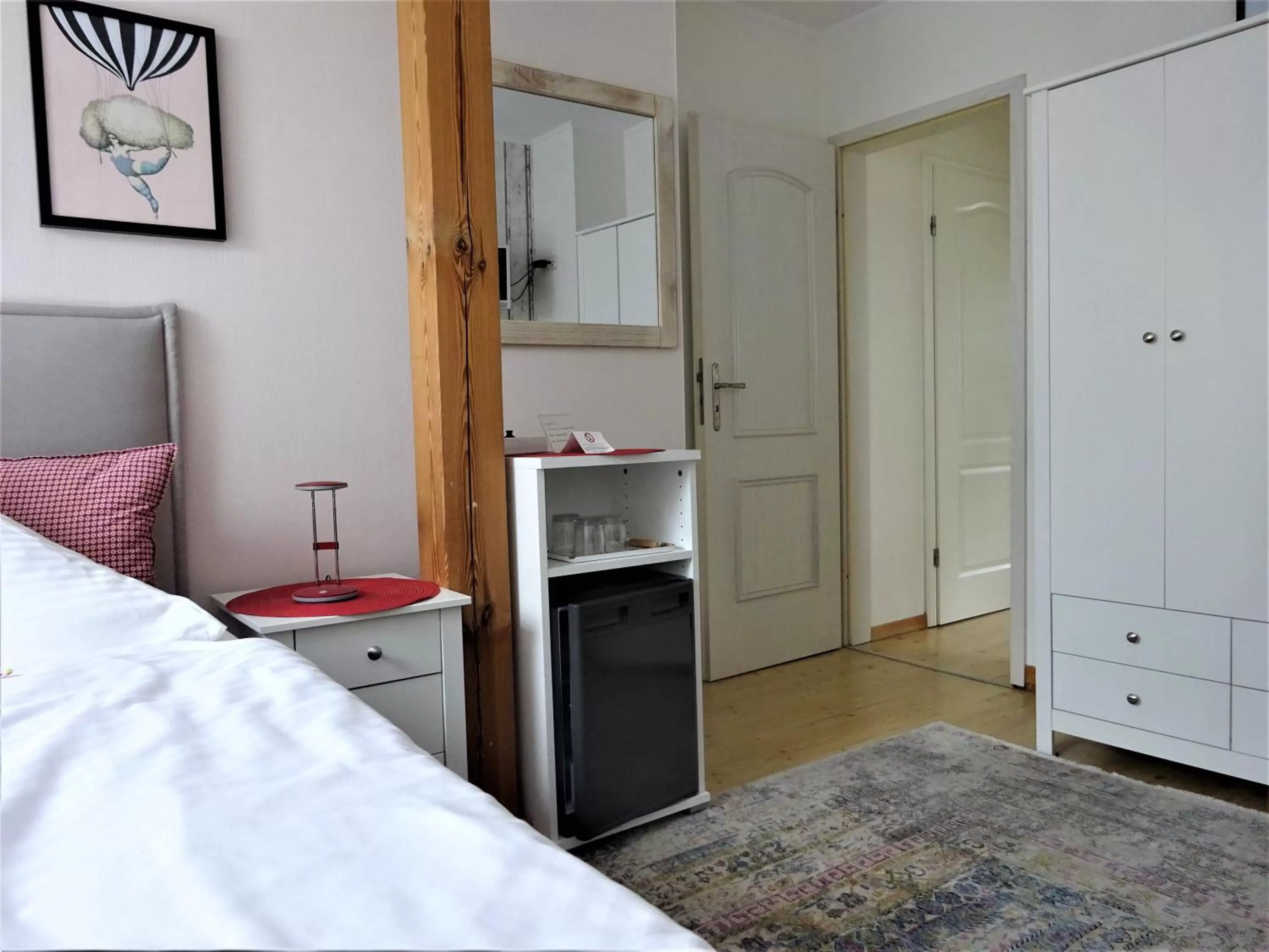 Communal lounge/ TV room in Pension Zur Fährbrücke