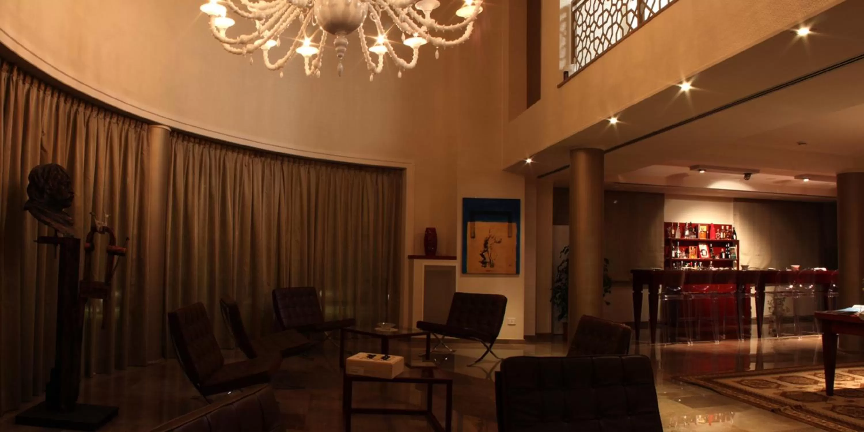 Lobby or reception in Palazzo Giordano Bruno