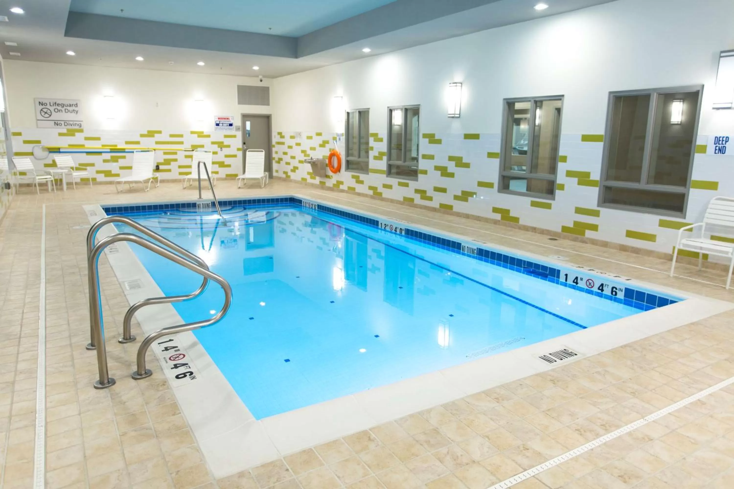 Pool view in Hampton Inn by Hilton Lloydminster