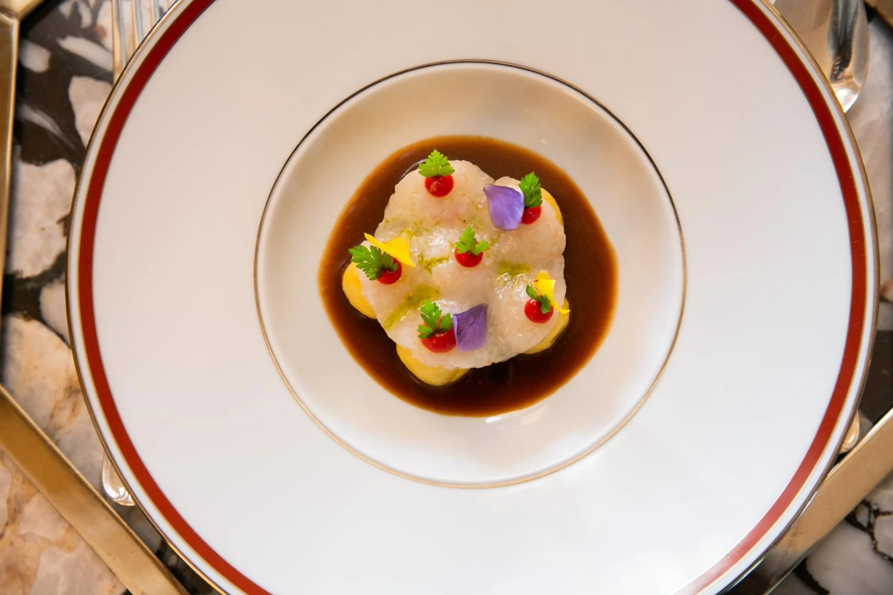 Food and drinks in La Posta Vecchia Hotel