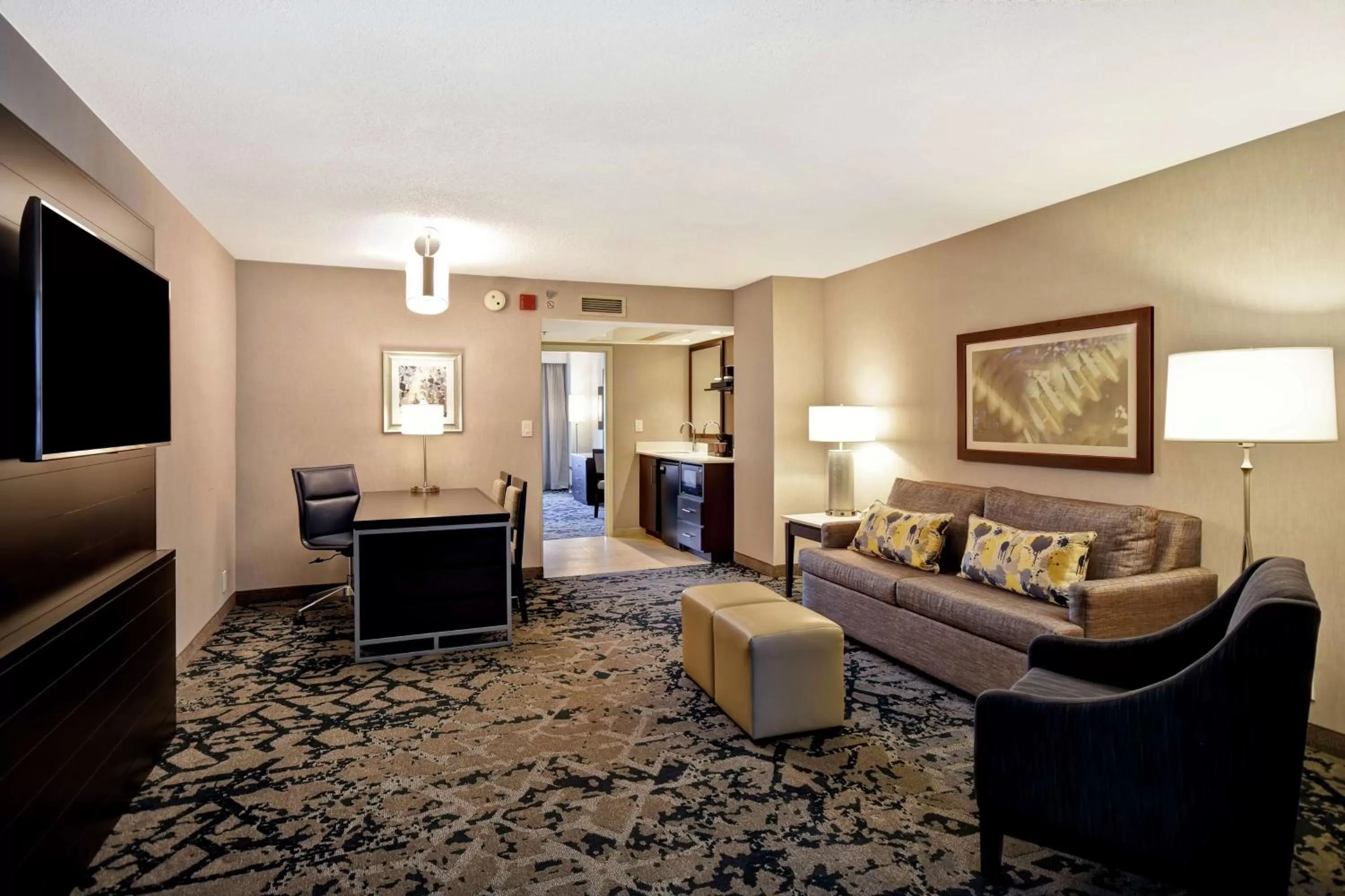 Bedroom in Embassy Suites by Hilton Raleigh Durham Research Triangle
