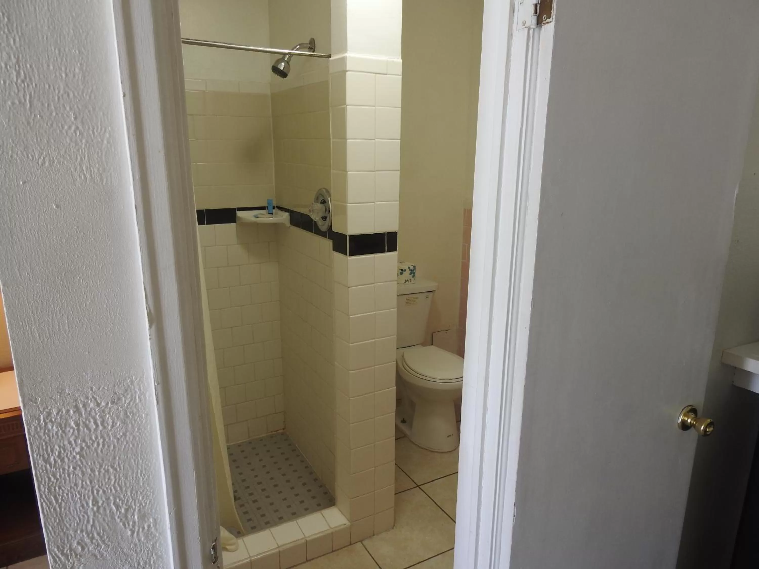 Shower in Economy Inn