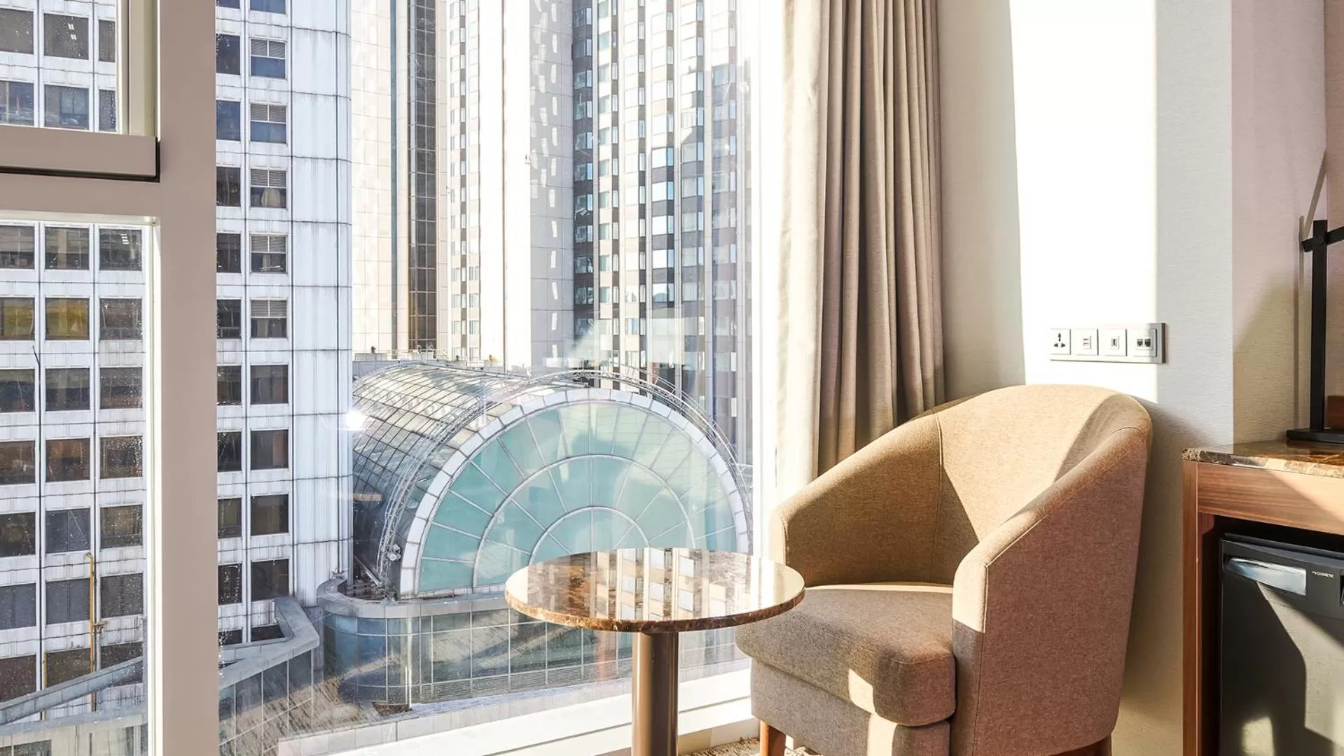 View (from property/room) in Stanford Hotel Myeongdong