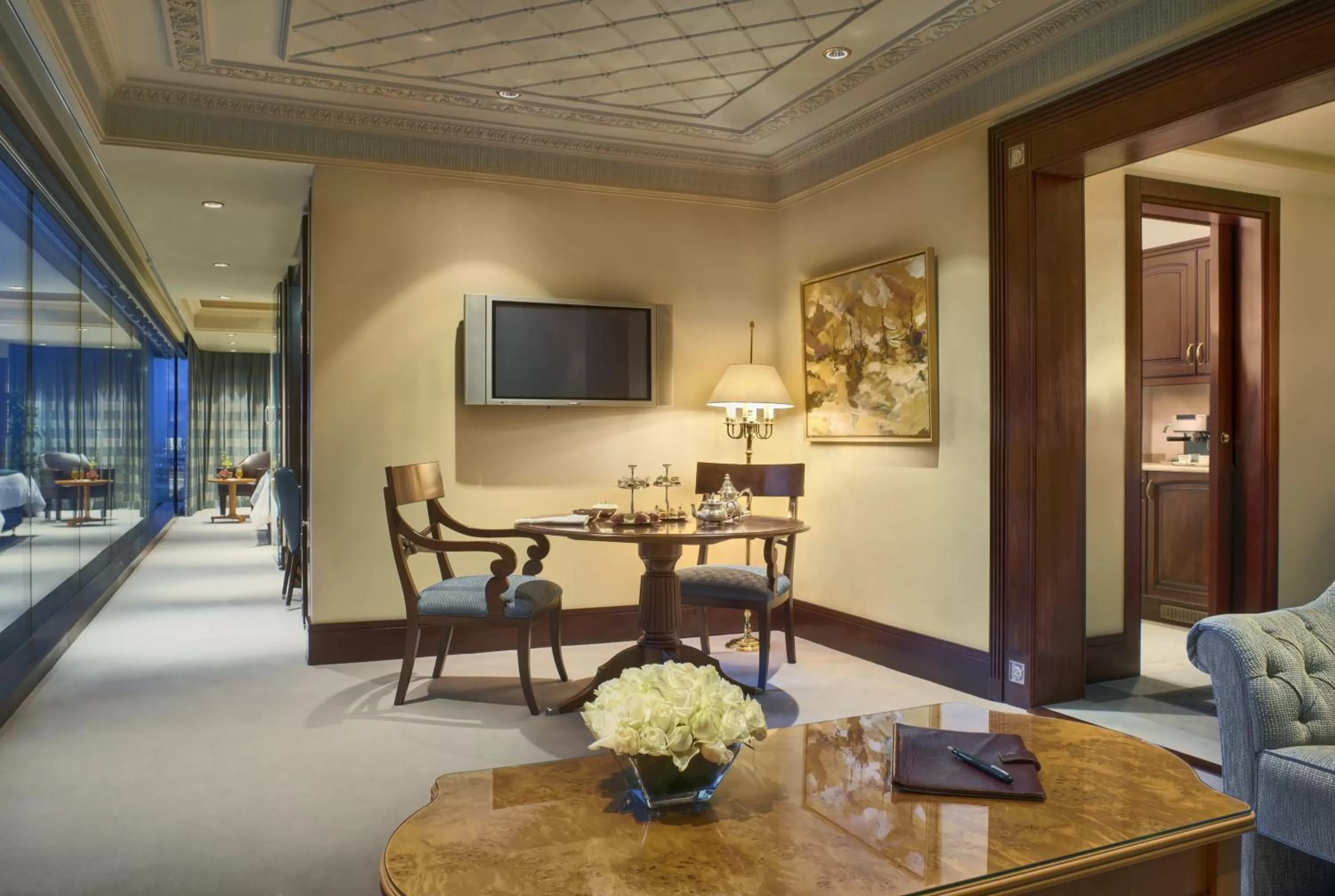 Seating area in Rosewood Jeddah