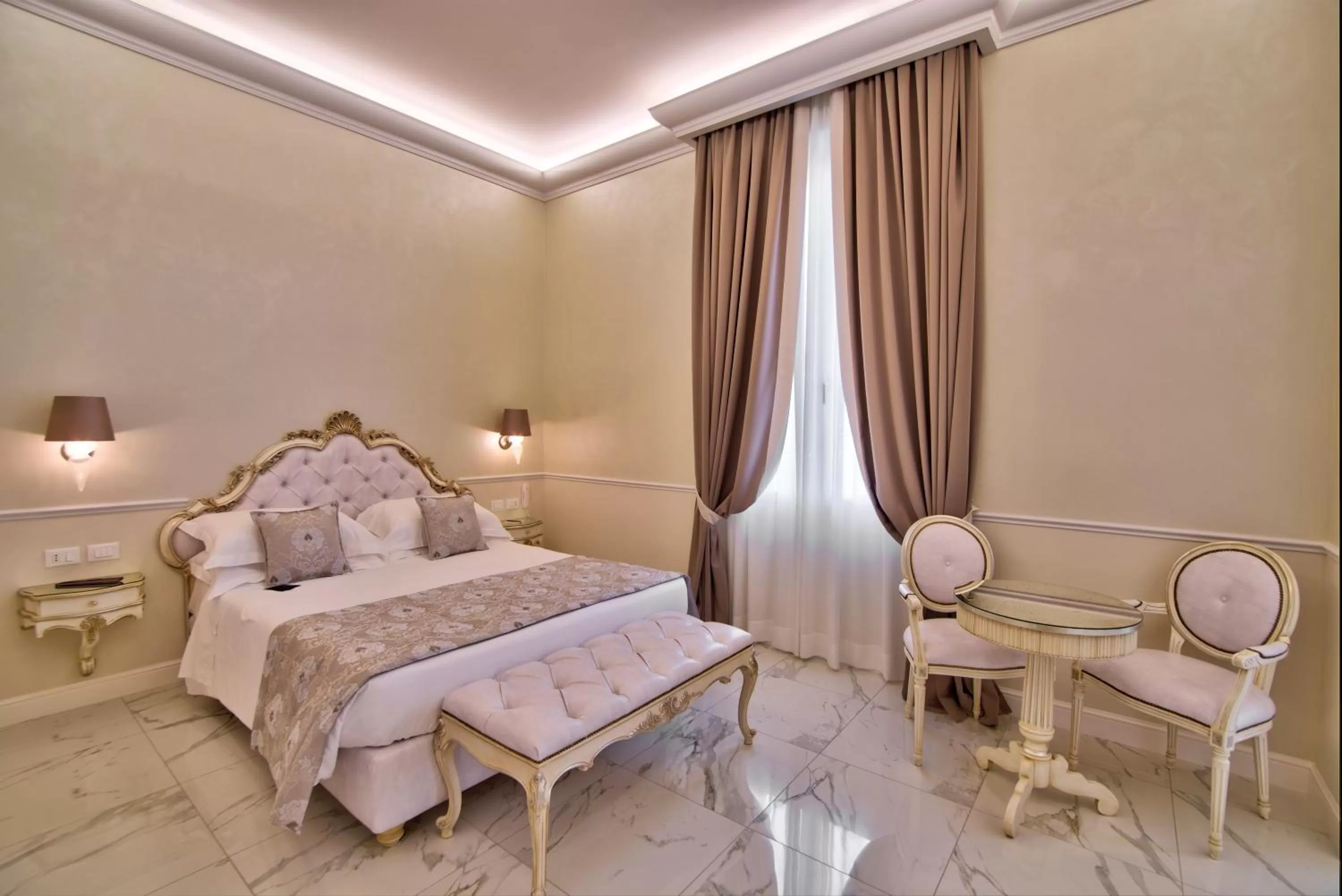 Bed in The Moon Boutique Hotel & Spa