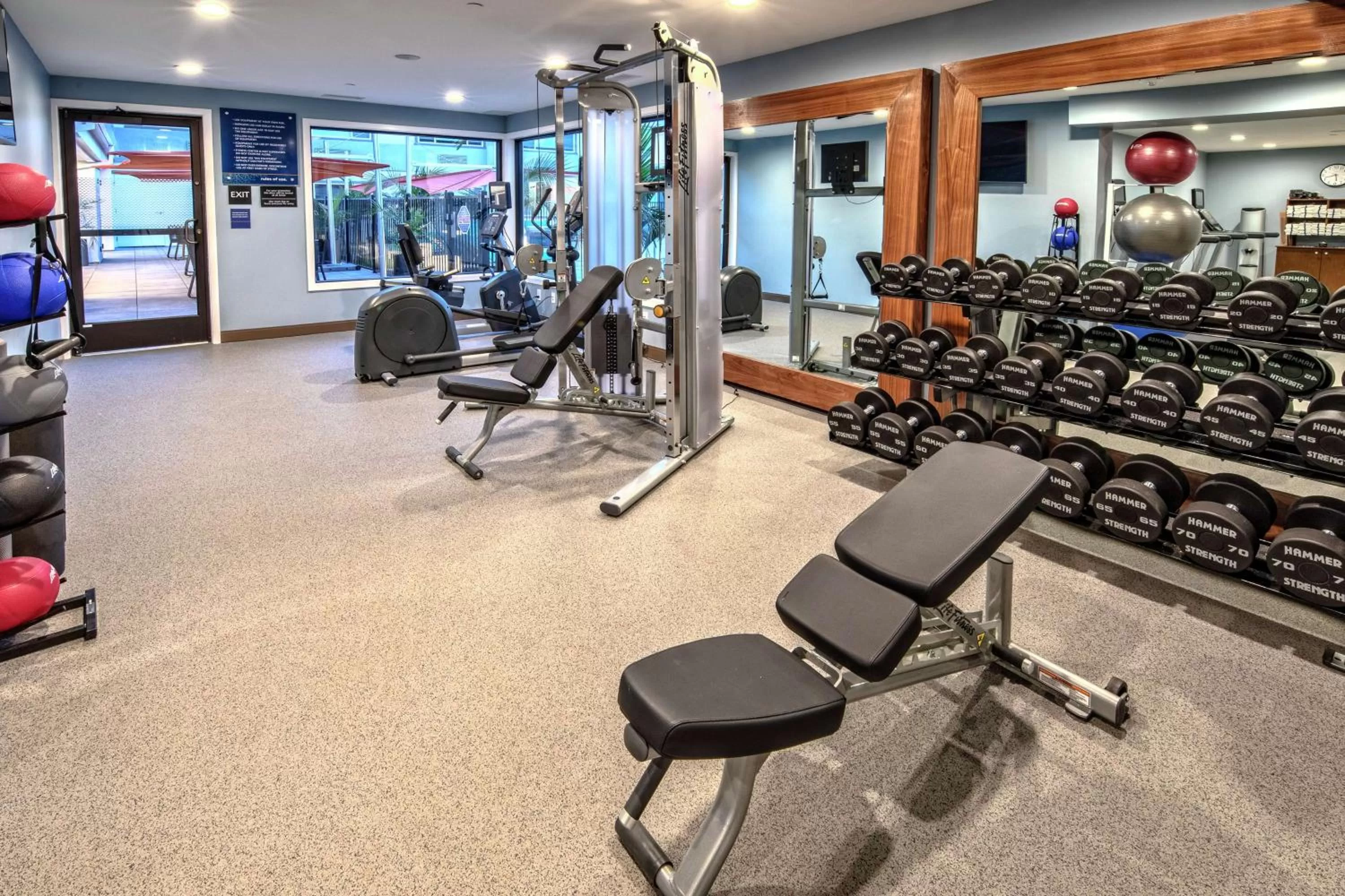 Fitness centre/facilities in Hampton Inn Discovery Kingdom Napa Gateway