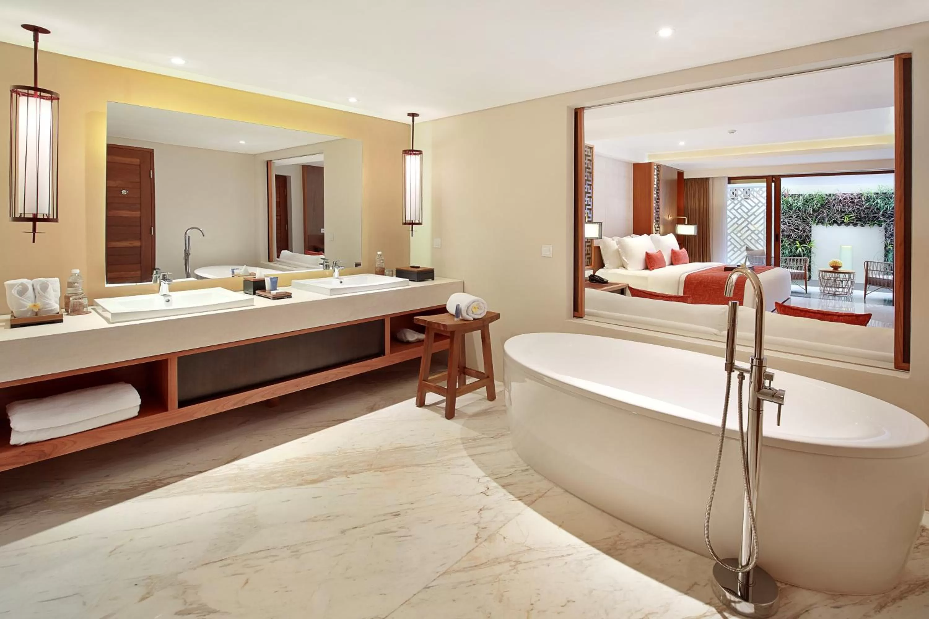 Shower, Bed in The Bandha Hotel & Suites