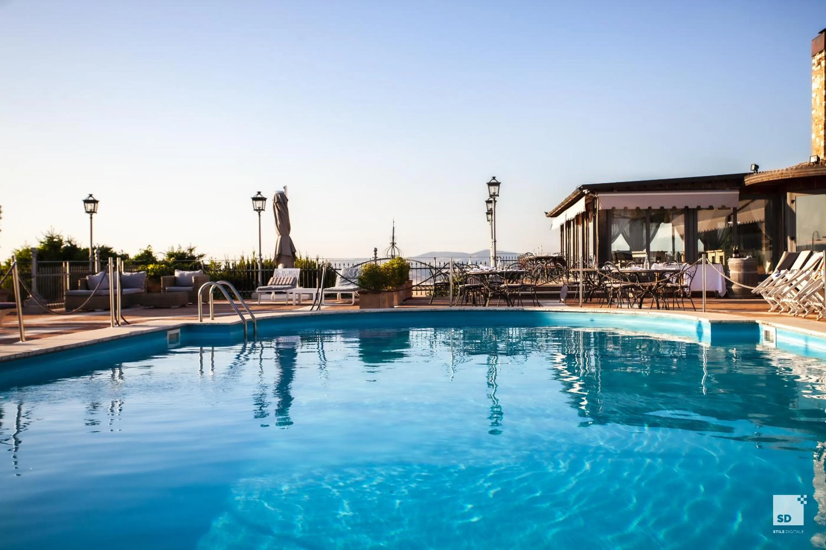 Swimming pool in Relais Todini - Residenza d'epoca - Luxury Historic house