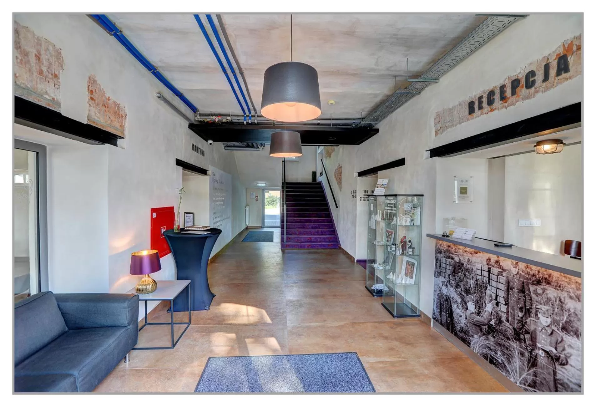 Lobby or reception in Koszary Arche Hotel