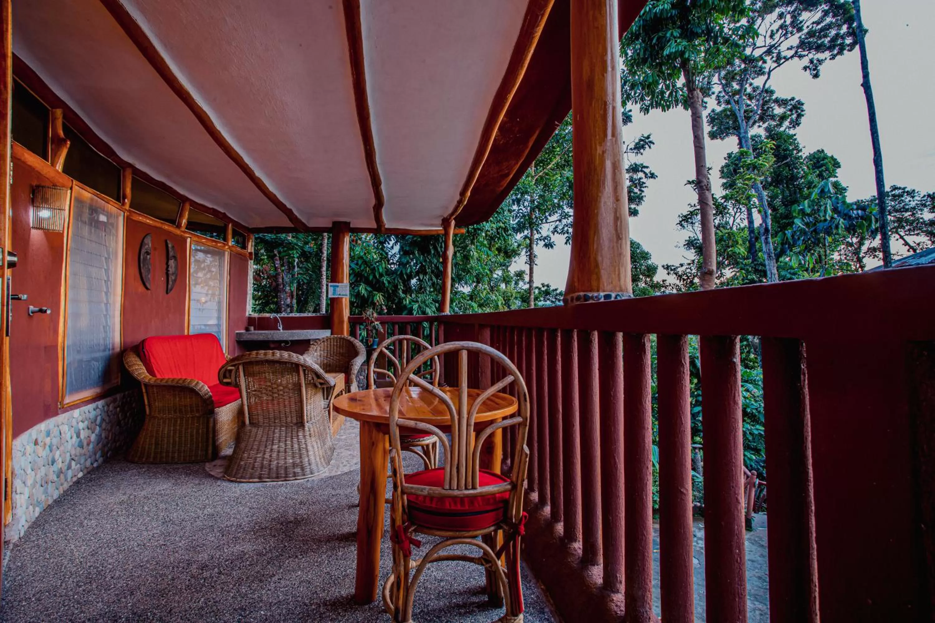 Balcony/Terrace in Atremaru Jungle Retreat