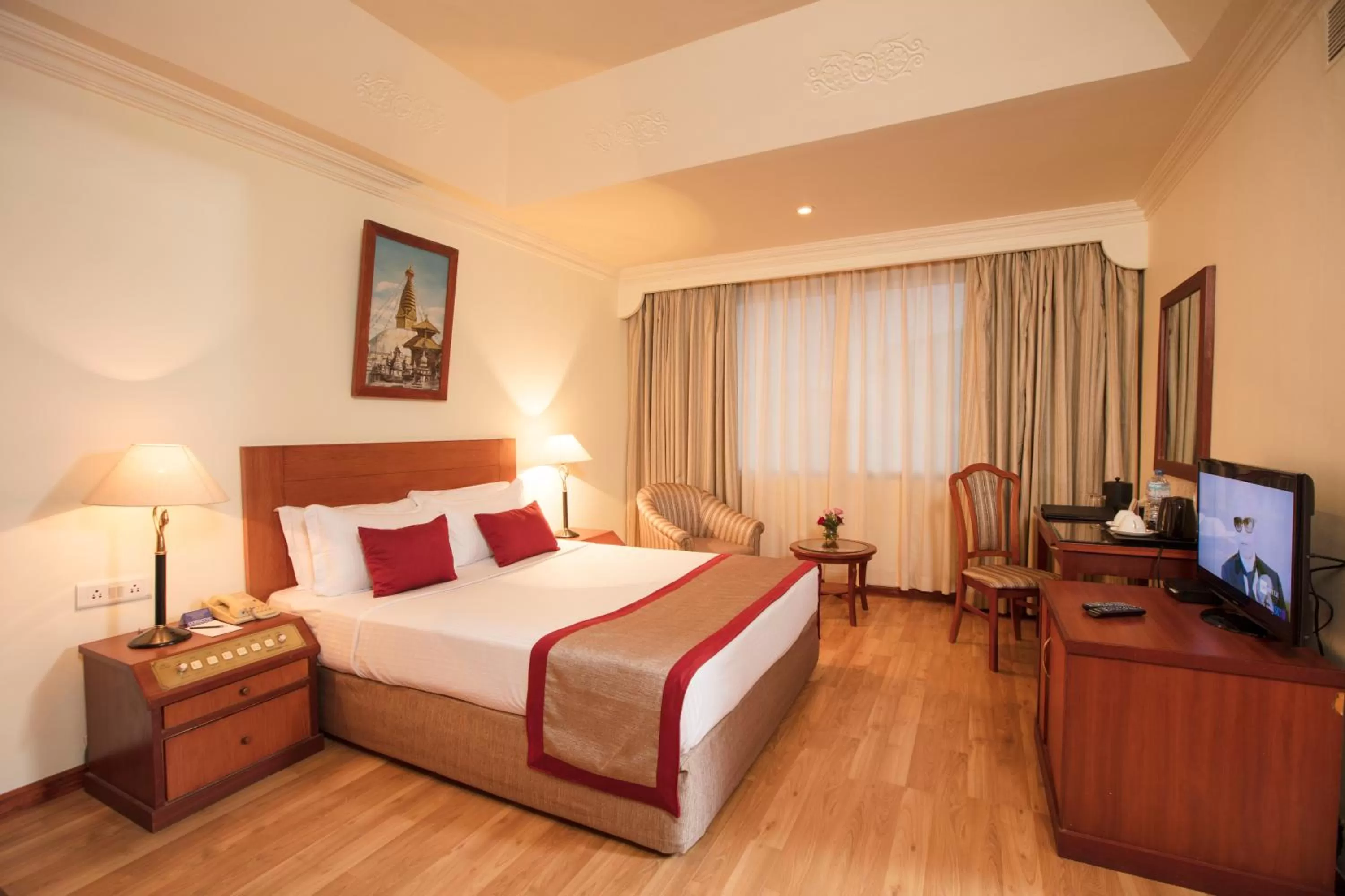 Living room, Bed in Royal Singi Hotel