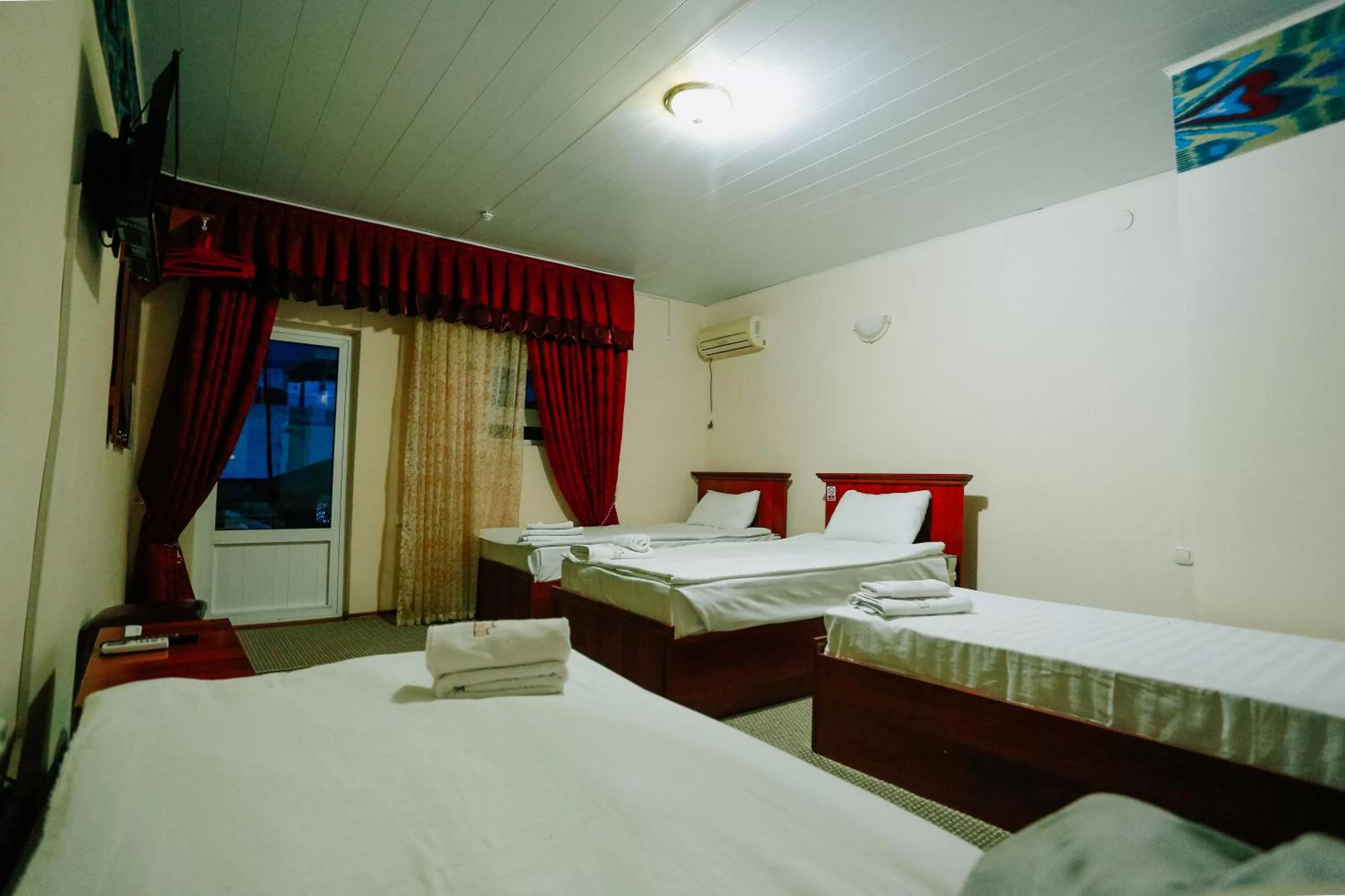 View (from property/room), Bed in BUKHARA HOUSE hotel