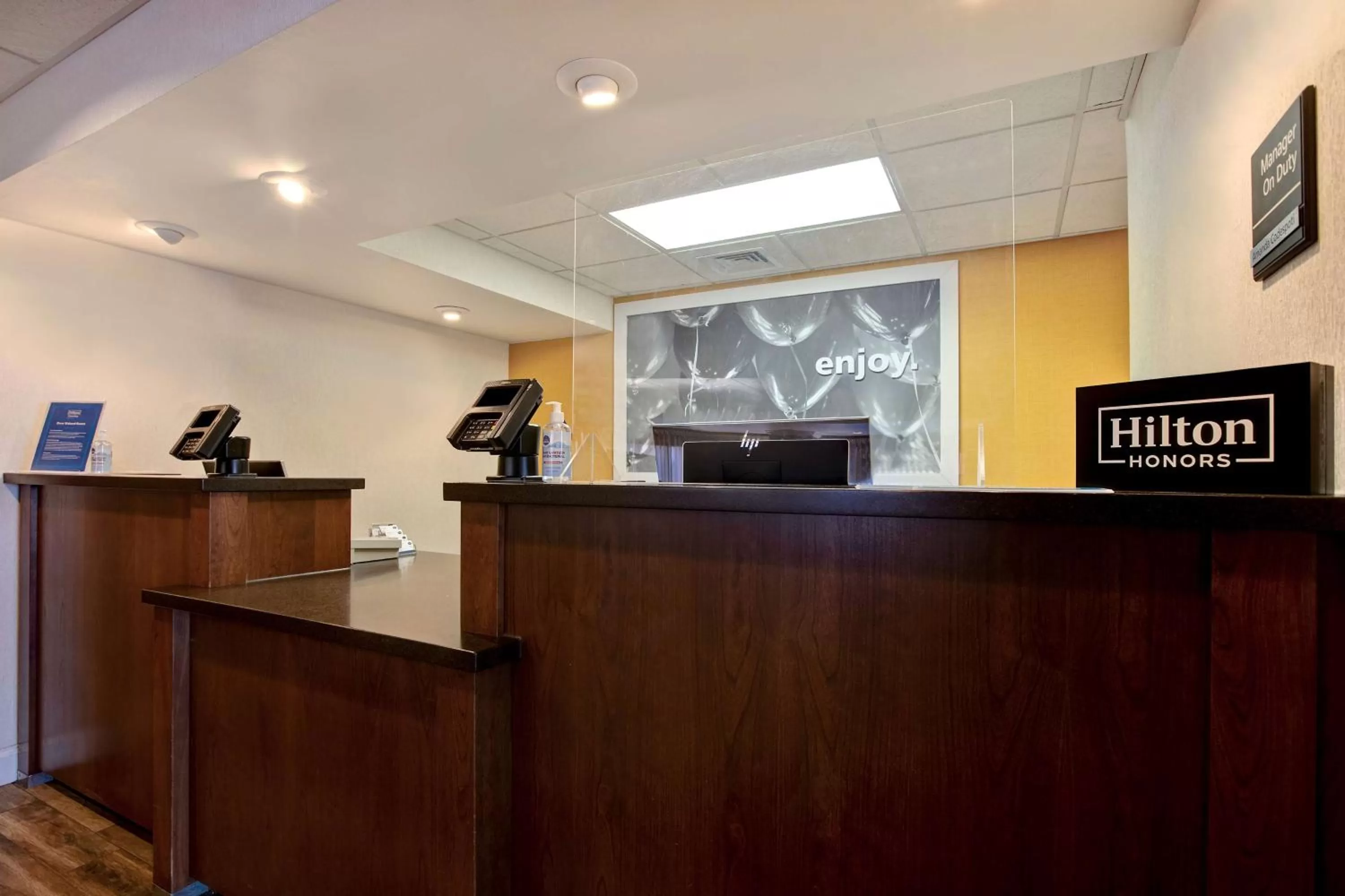 Lobby or reception in Hampton Inn Fort Wayne-Southwest