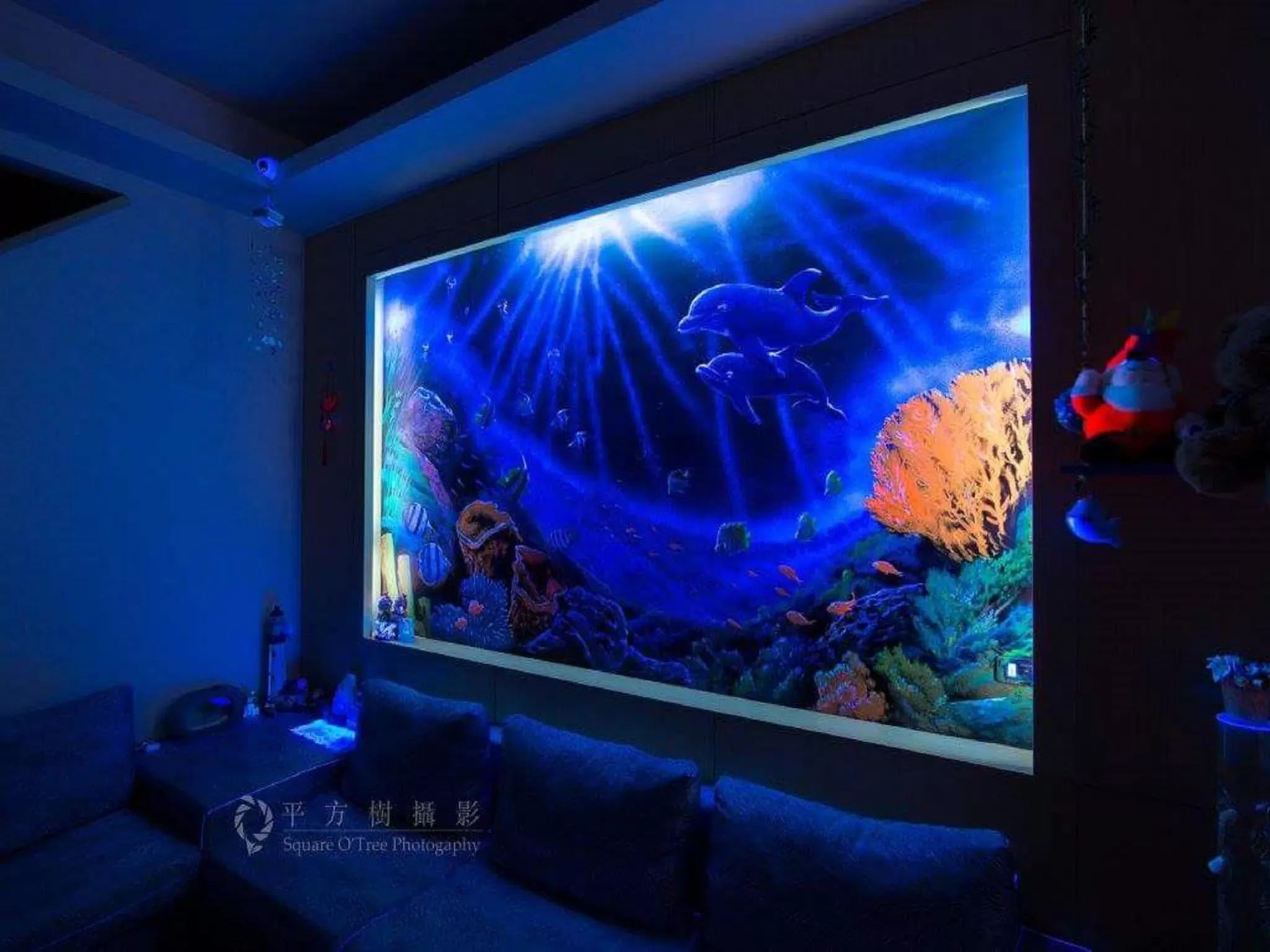 Decorative detail in Hai Yang Feng Qing Homestay