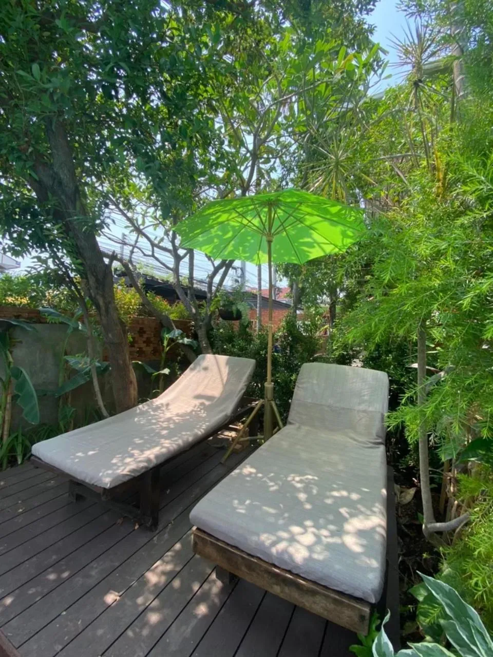 sunbed in The Twenty Lodge