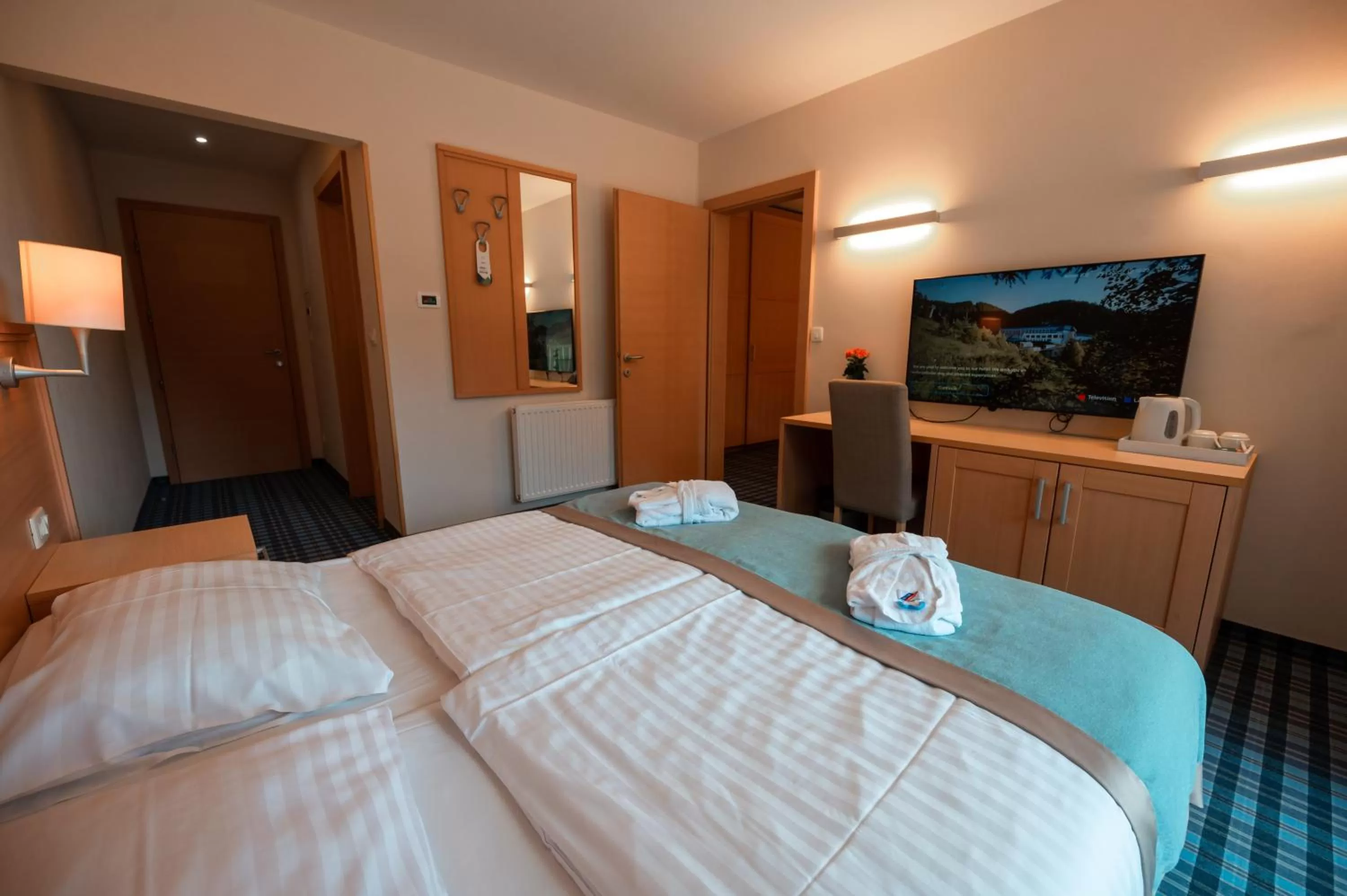 Photo of the whole room, Bed in Wellness Hotel Montis