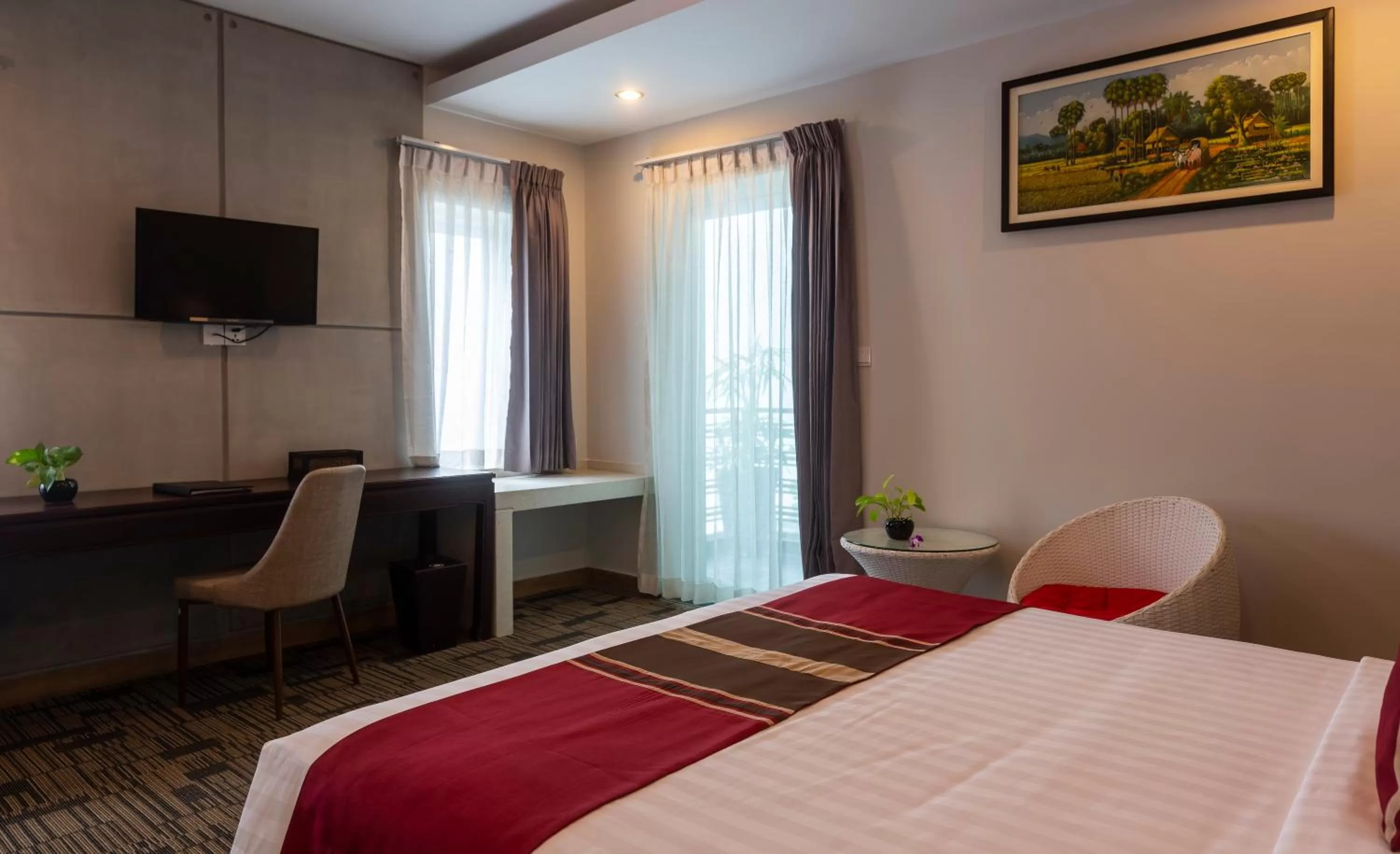 Bedroom, Bed in Sovanna Hotel