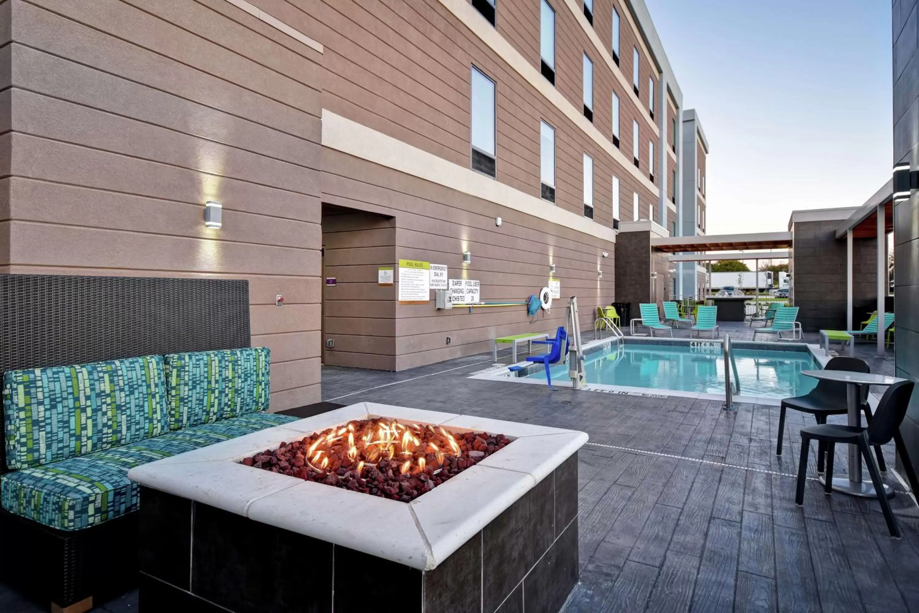 Pool view in Home2 Suites By Hilton Fort Worth Fossil Creek