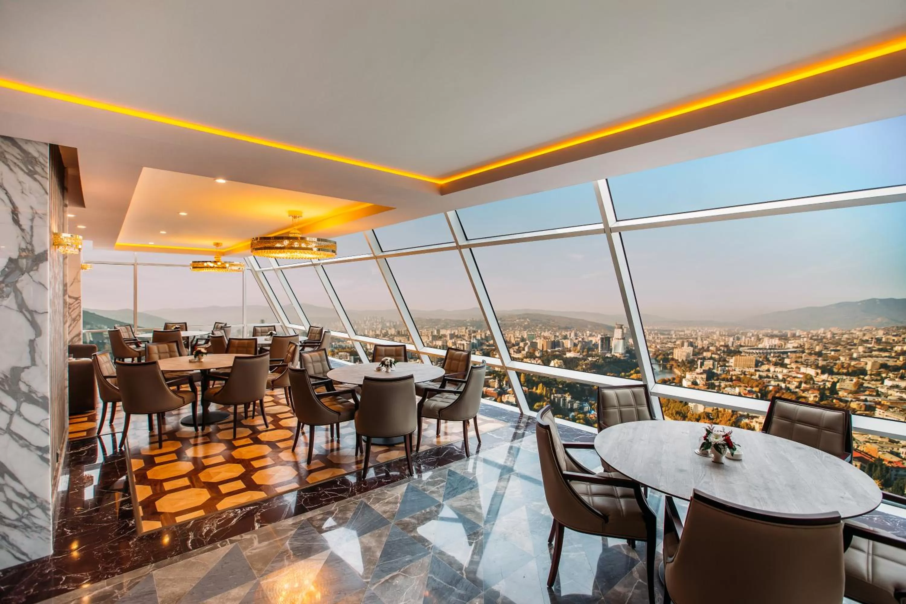 Lounge or bar in The Biltmore Tbilisi Hotel