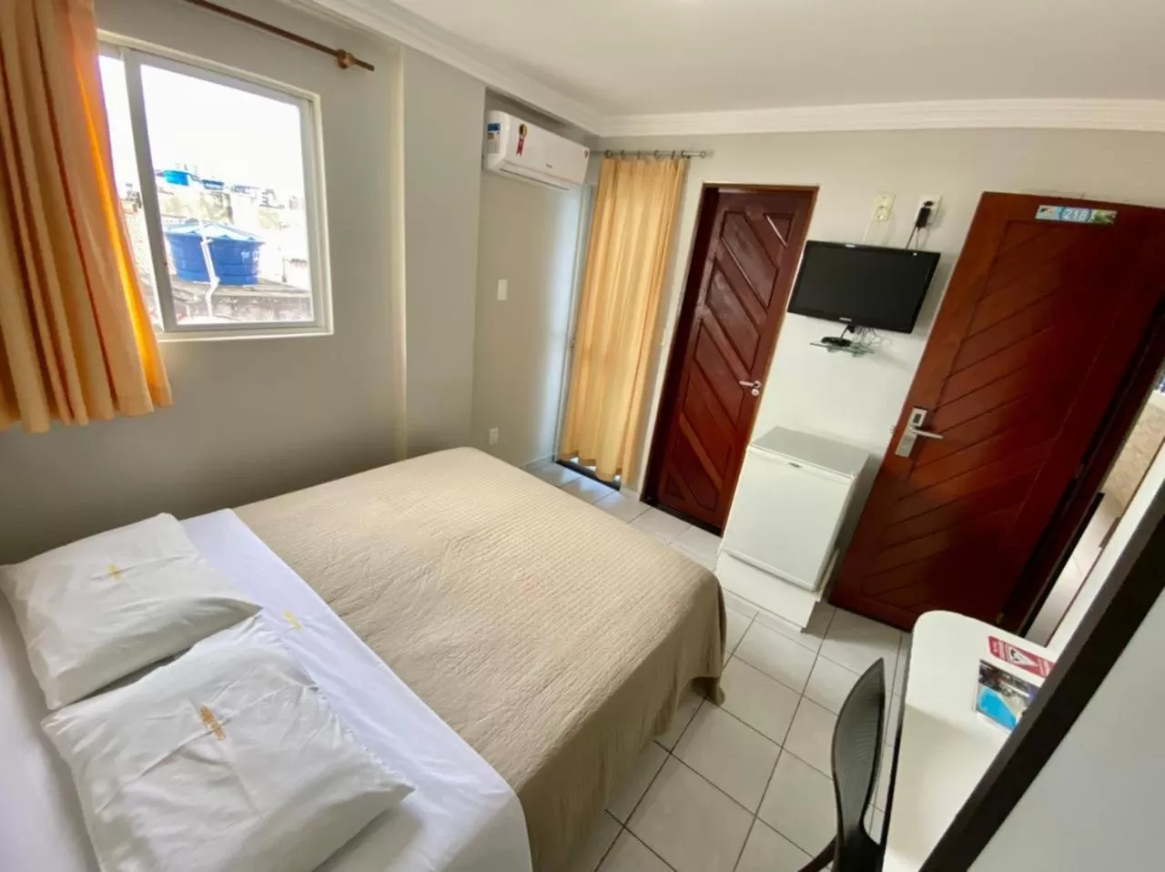 Bed in Hotel Costa do Atlântico