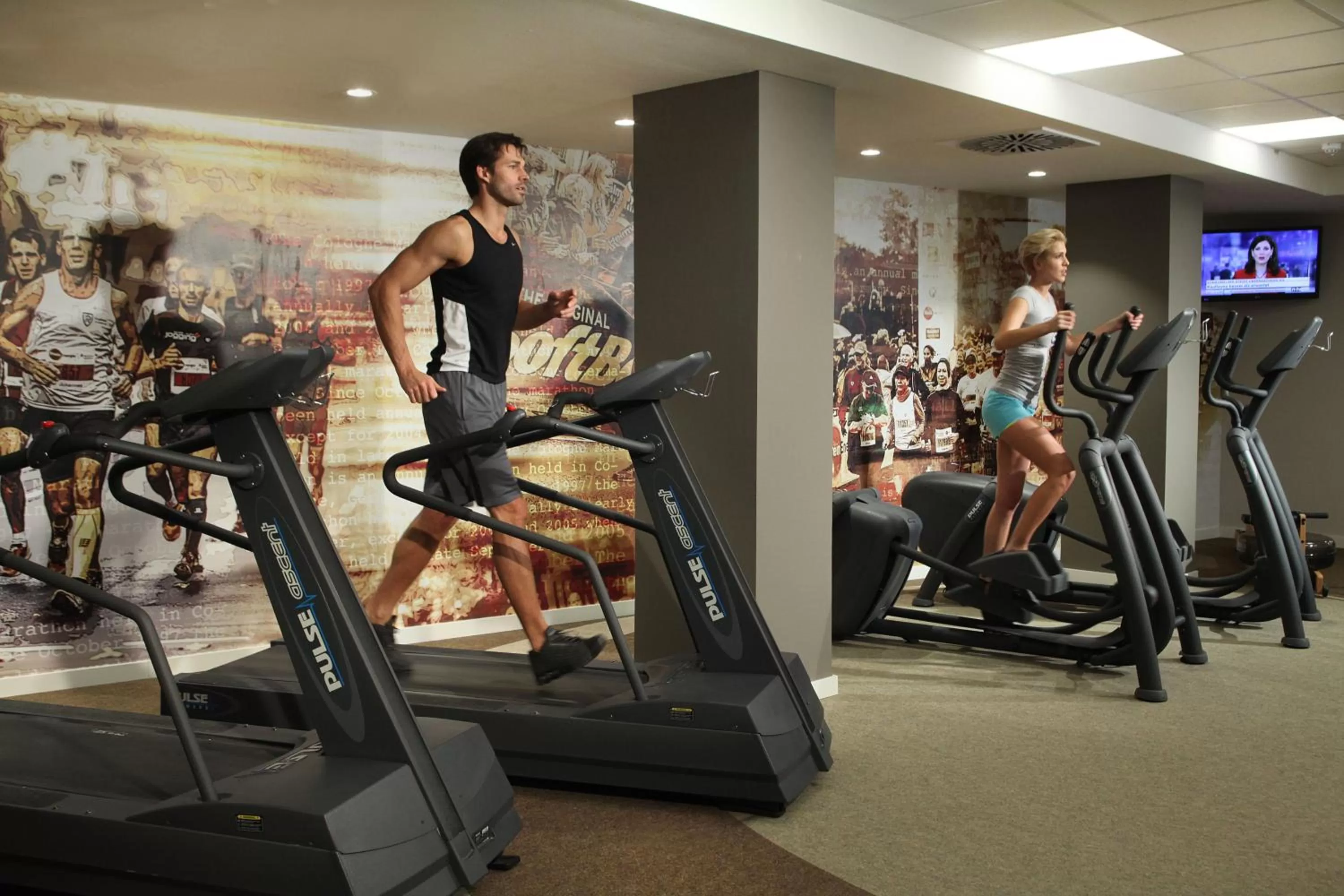 Fitness centre/facilities in Lindner Hotel Cologne City Plaza, part of JdV by Hyatt