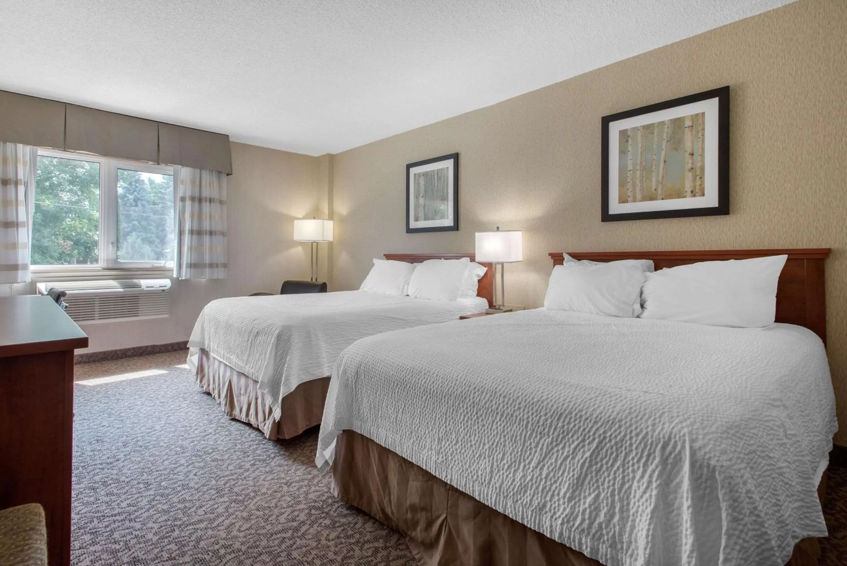 Queen Room with Two Queen Beds with Pool View in Clarion Hotel & Suites