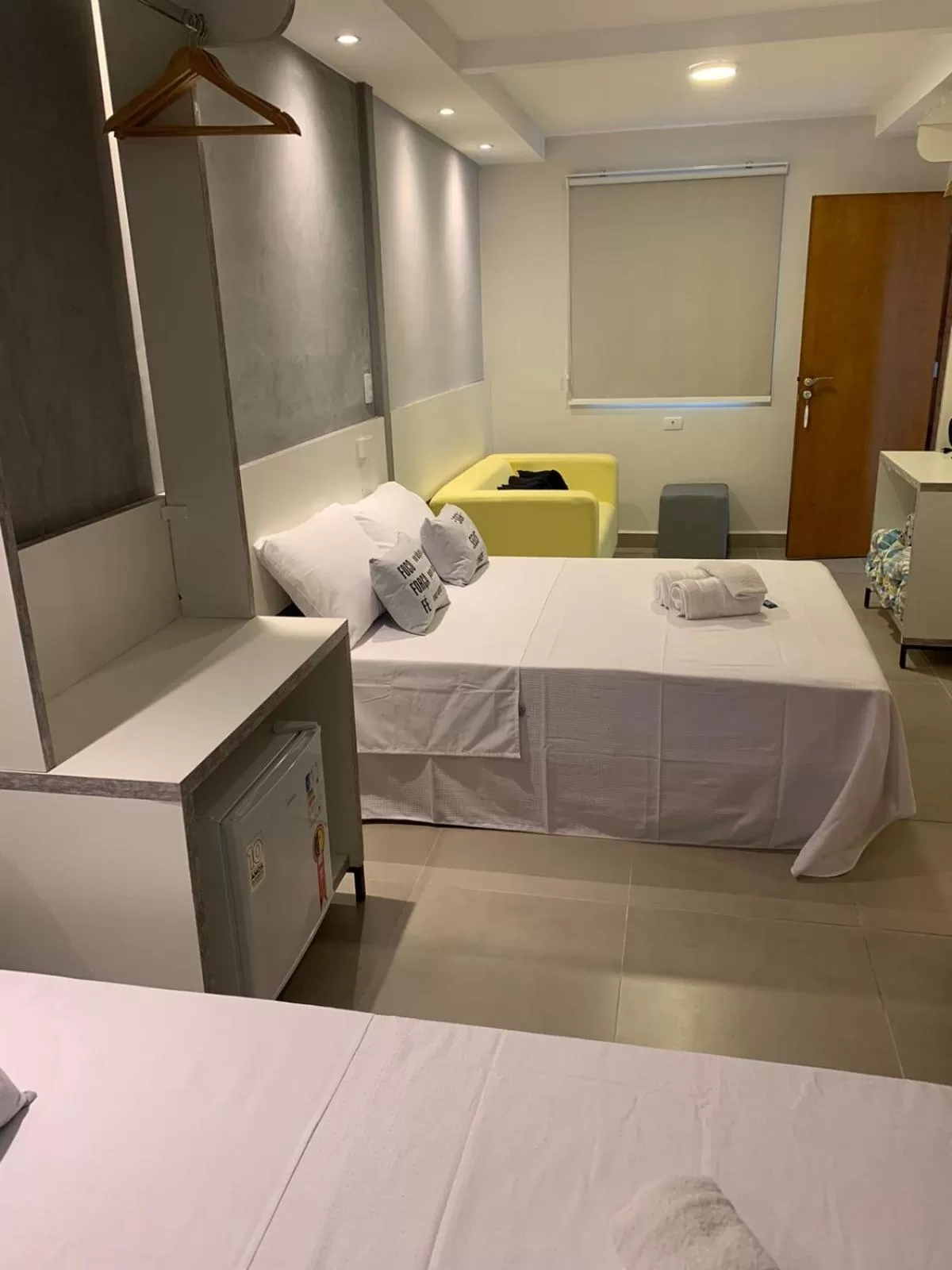 Bed in Hotel Dois Irmãos