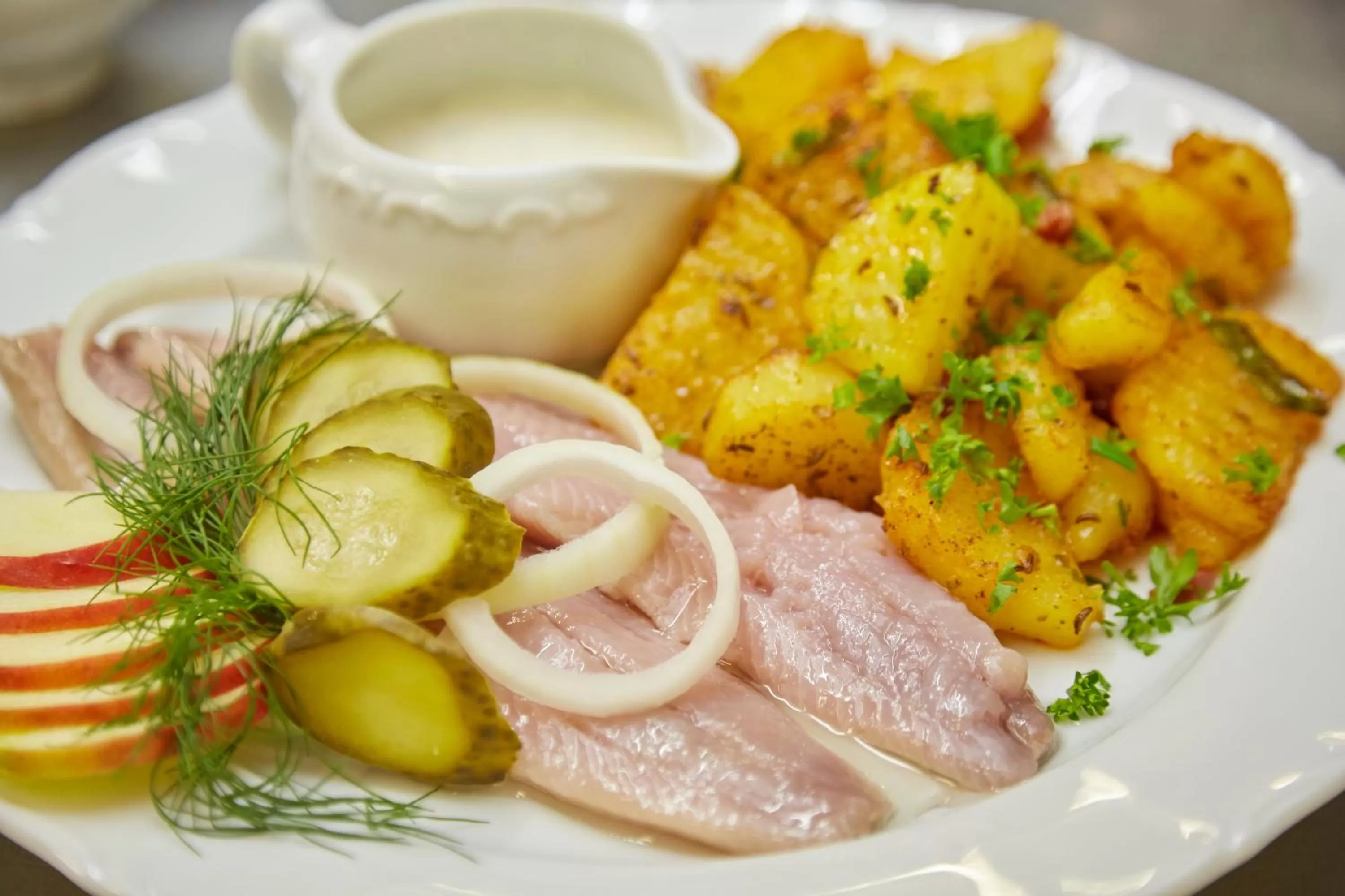 Food close-up in Flair Hotel Villa Ilske