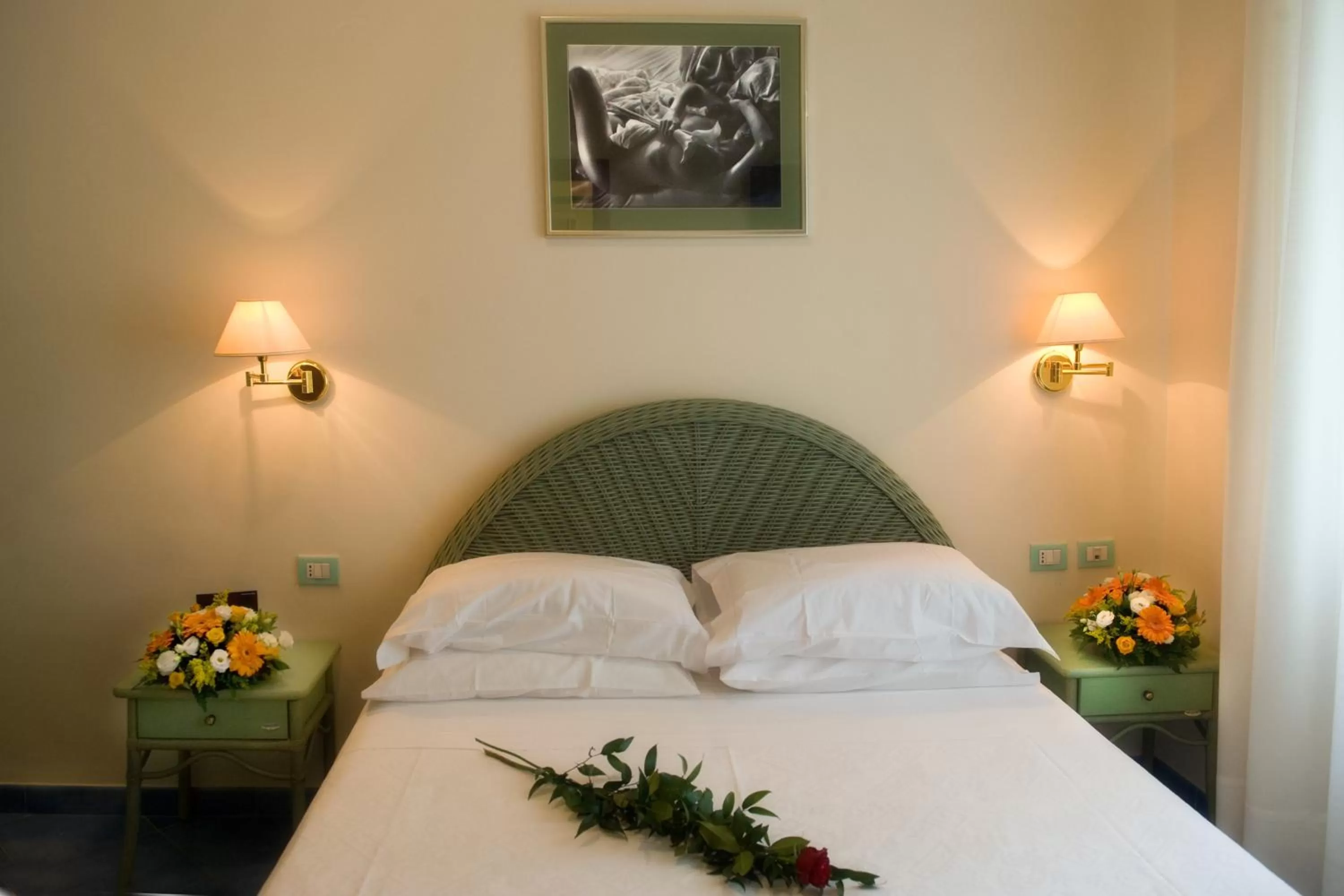 Bed in Hotel Pensione Reale