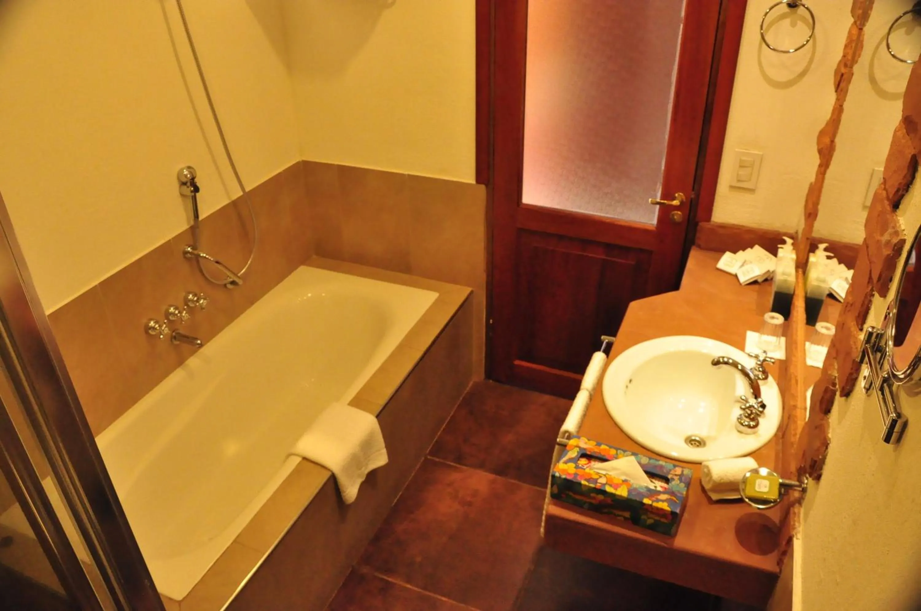 Shower in El Pueblito Iguazú