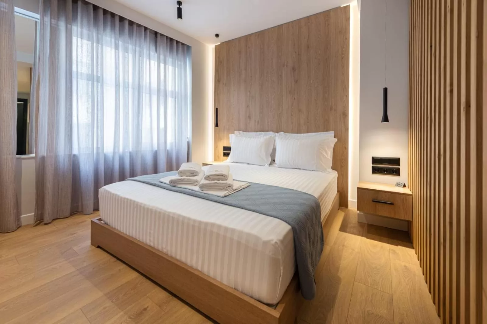 Bed in A&N Athens Luxury Apartments - Ermou