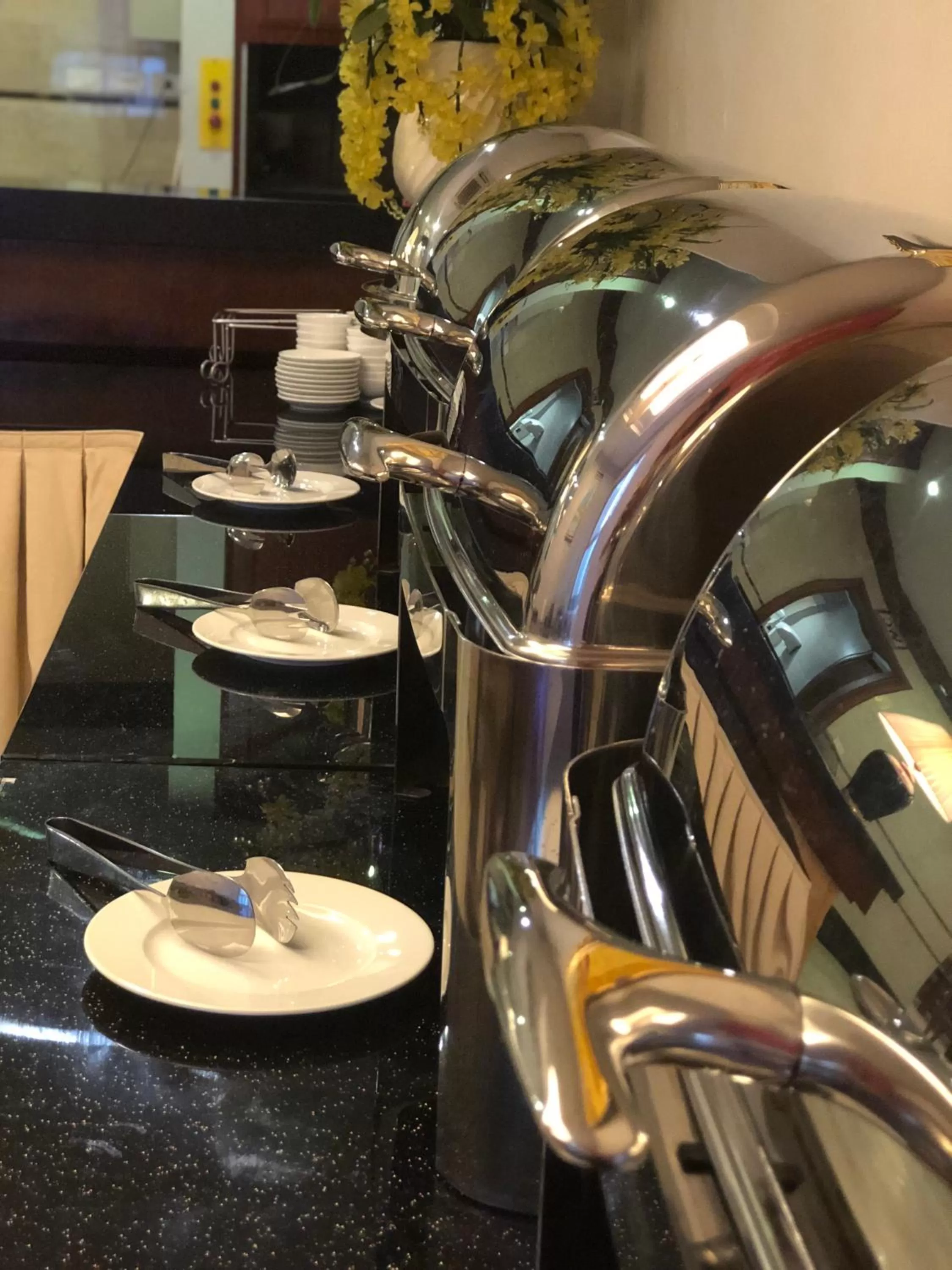 American breakfast in Gallant Hotel