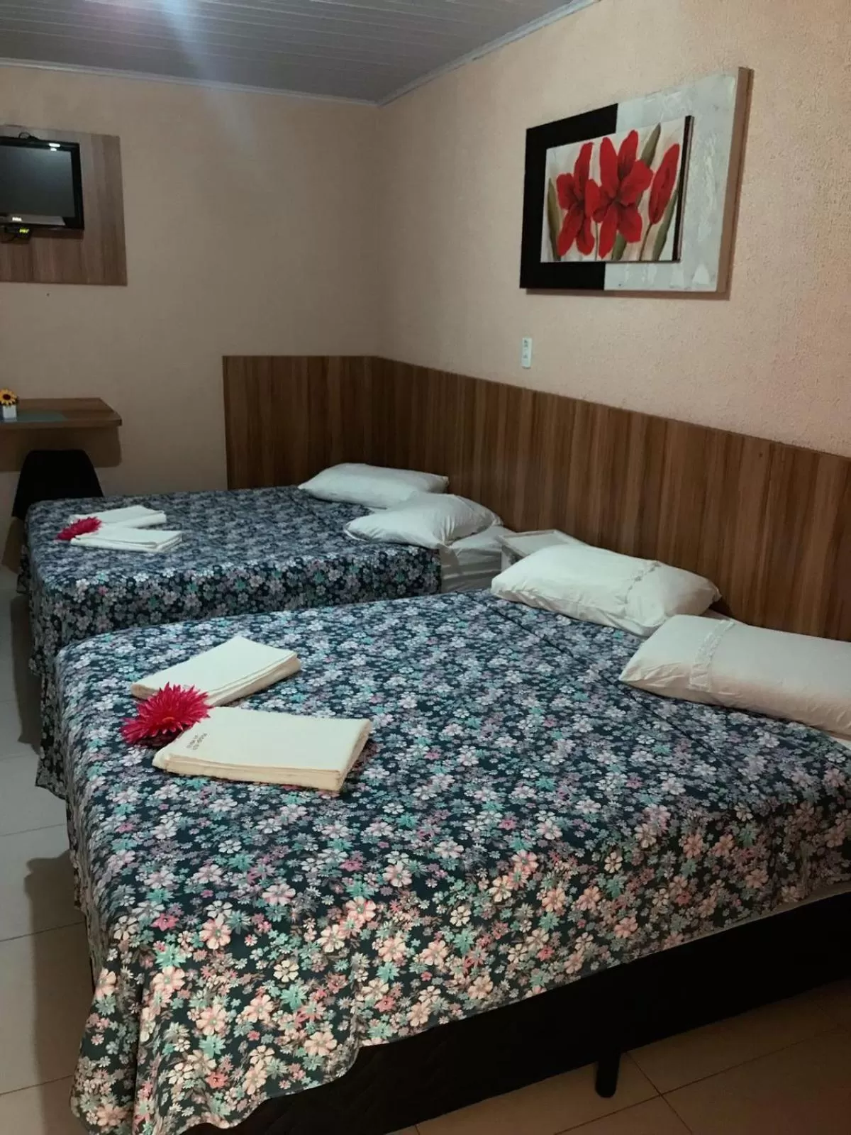 Bed in Pousada Rota das Praias