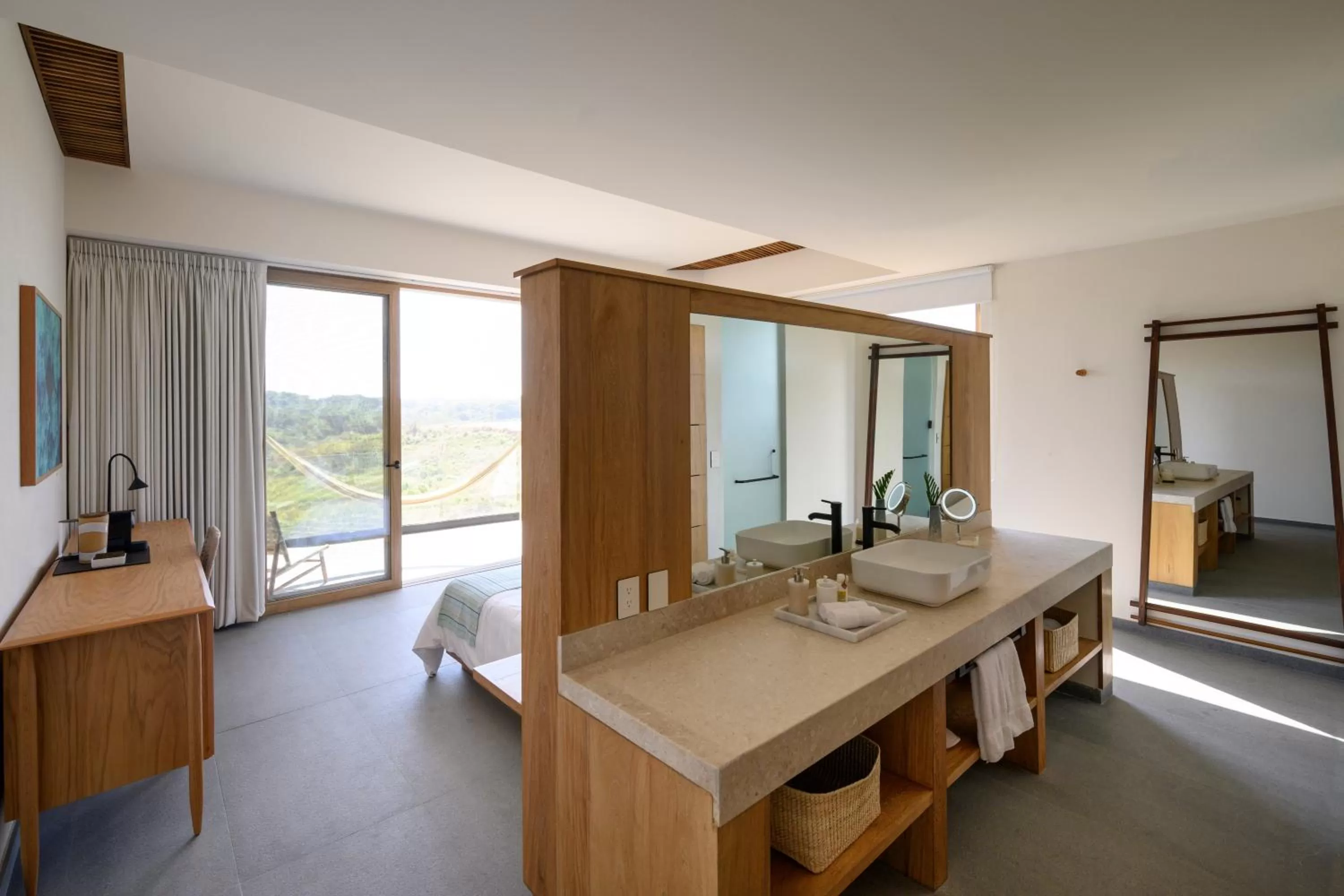 Bed in Hotel Basalto