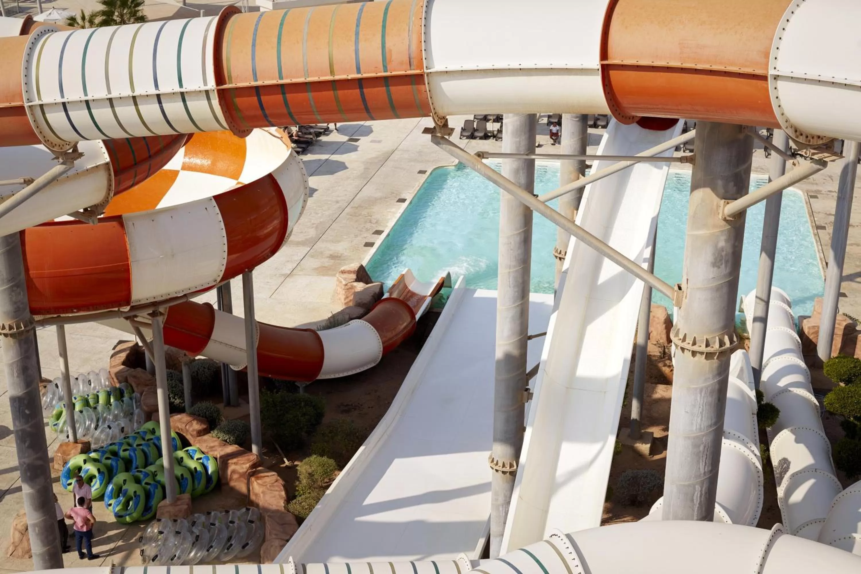 Aqua park in Coral Sea Waterworld Sharm El Sheikh