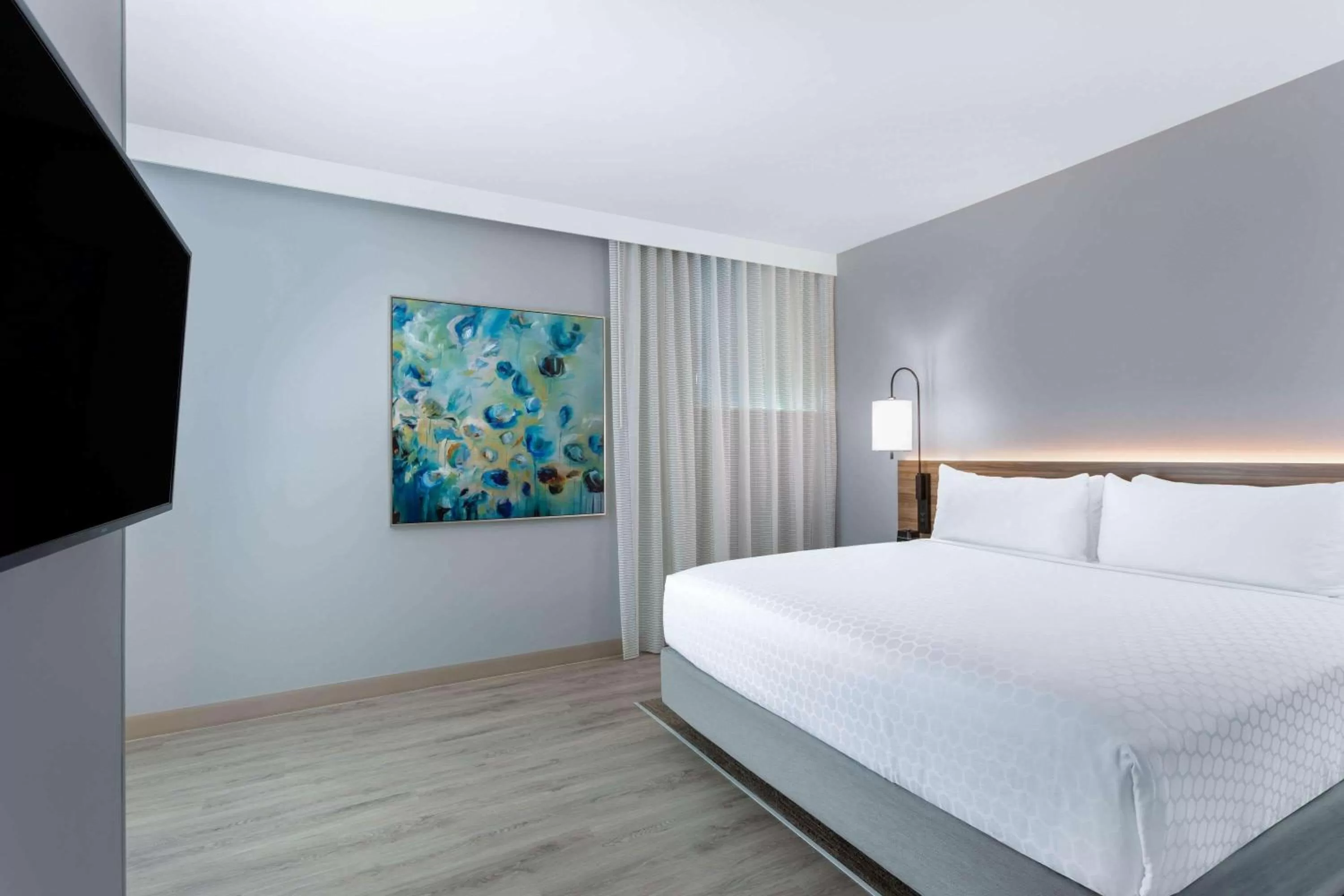 Photo of the whole room, Bed in Wyndham Garden Miami International Airport